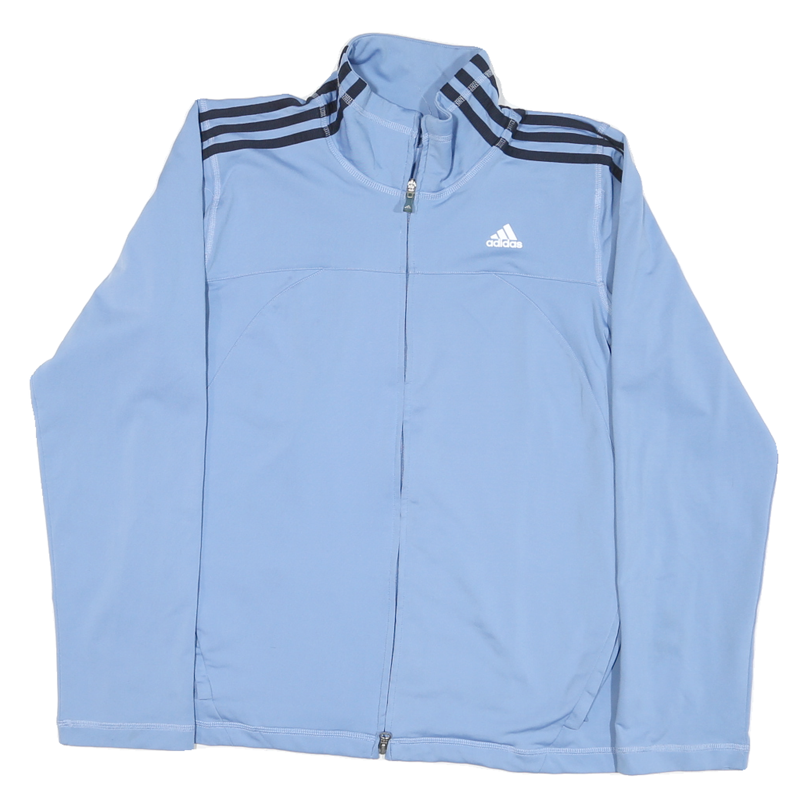 Buy ADIDAS Womens Blue Lightweight Zip Jacket L Polyester Blend Plain Sportswear Refurbished - $45.49 ADIDAS Womens Blue Lightweight Zip Jacket L Polyester Blend Plain Sportswear Refurbished - N/A refurbished available on Cerqular