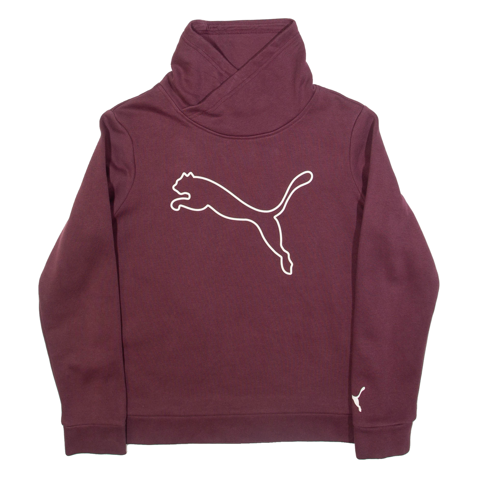 PUMA Womens Sweatshirt Maroon S Refurbished - N/A refurbished available on Cerqular