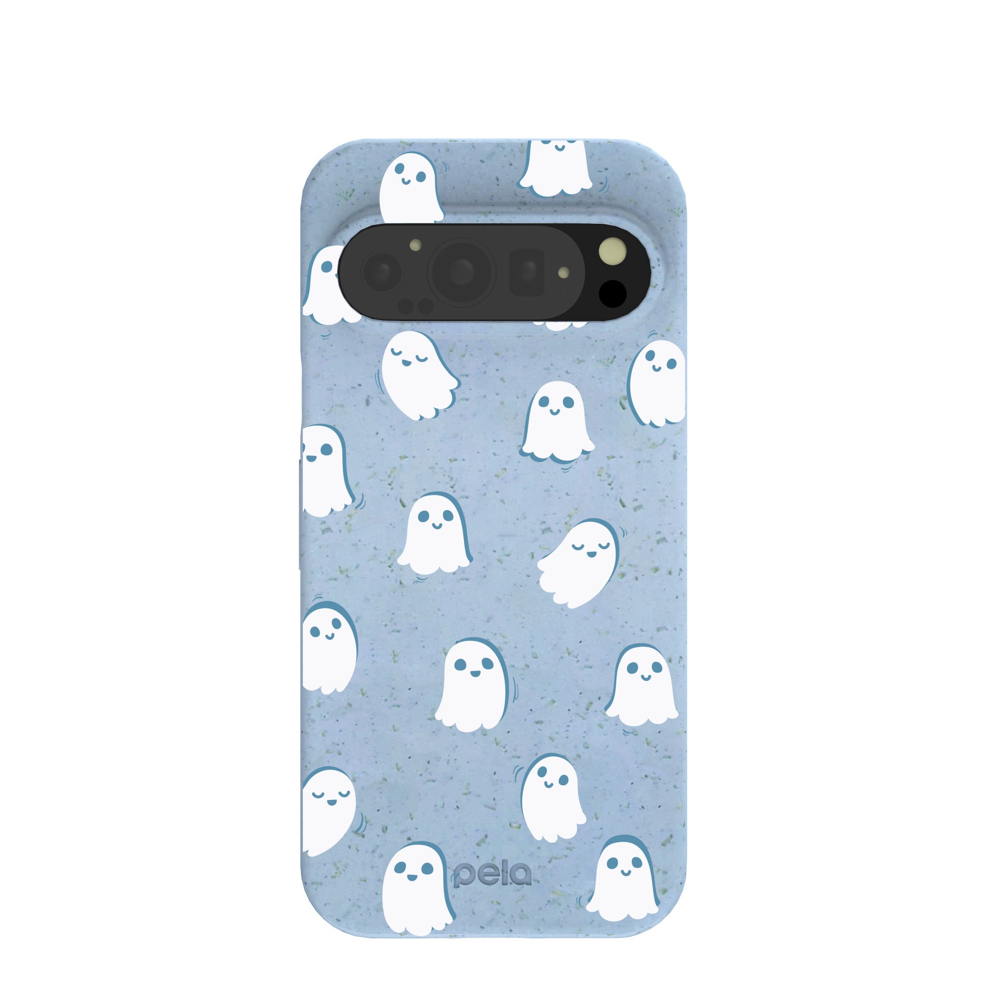 Powder Blue Ghostly Google Pixel 9/9 Pro Case Refurbished - Pela Case refurbished available on Cerqular