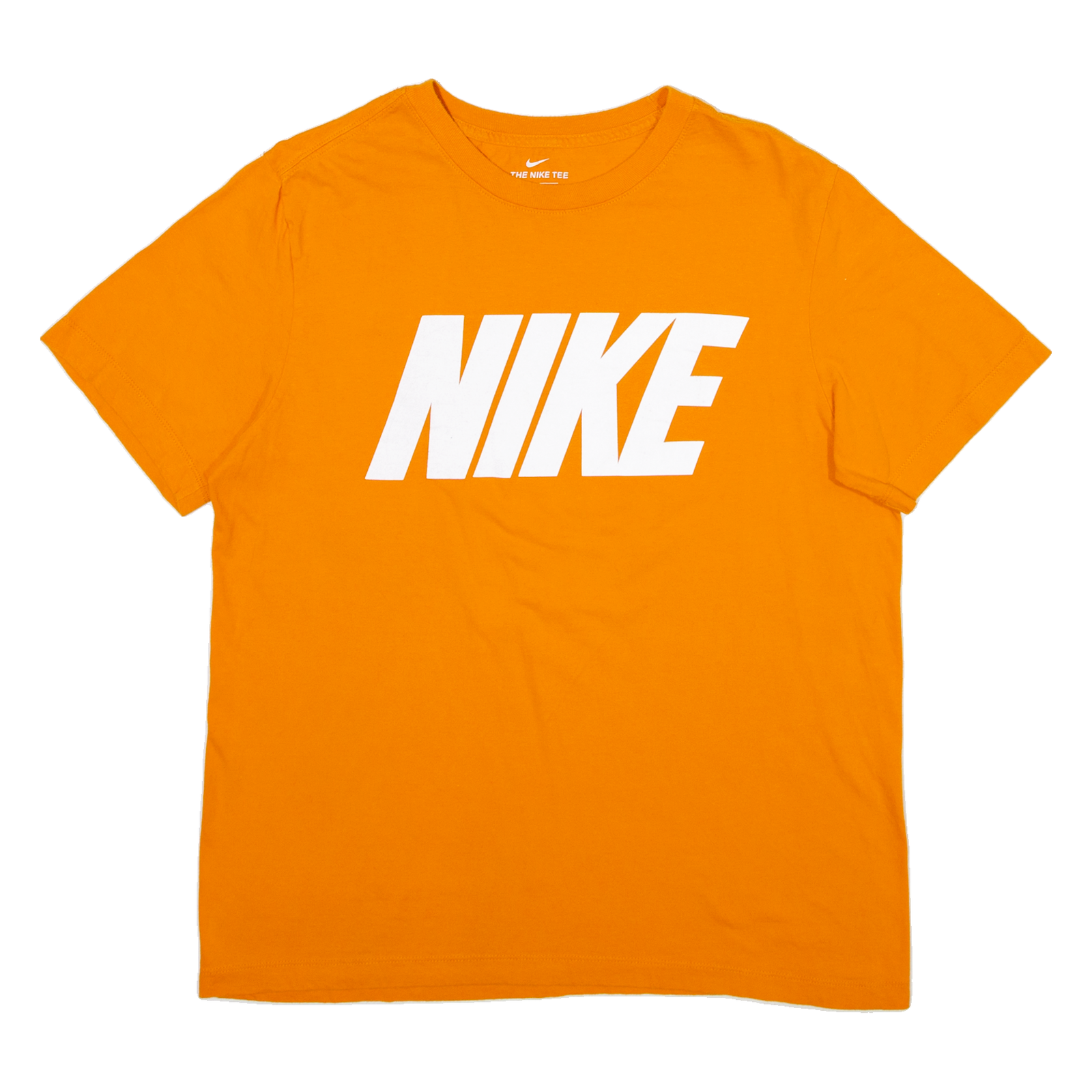 NIKE Mens T-Shirt Orange M Refurbished - N/A refurbished available on Cerqular