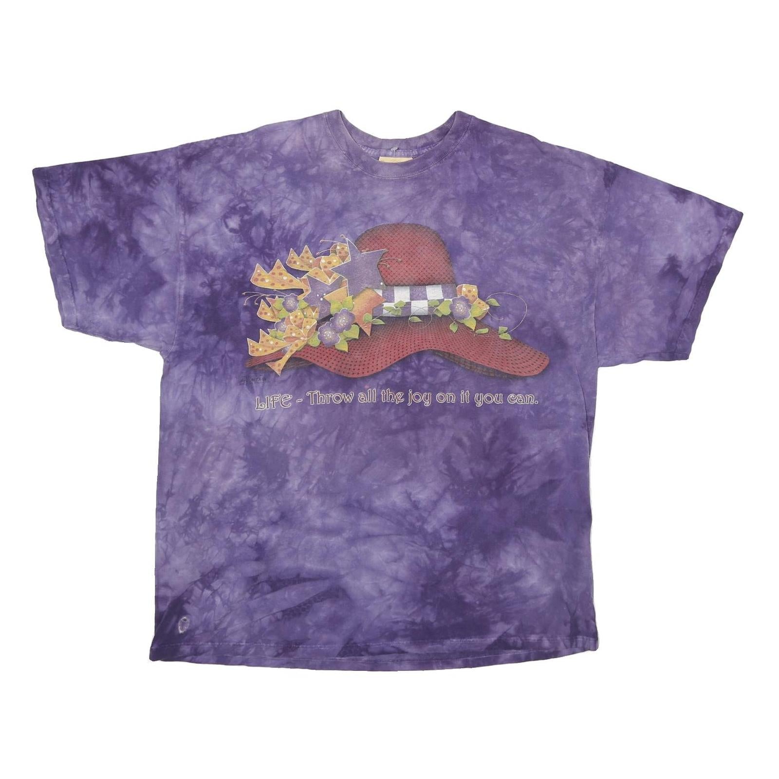 Buy THE MOUNTAIN Mens Purple Tie Dye Graphic T-Shirt XL Short Sleeve Crew Neck Refurbished - $25.99 THE MOUNTAIN Mens Purple Tie Dye Graphic T-Shirt XL Short Sleeve Crew Neck Refurbished - N/A refurbished available on Cerqular