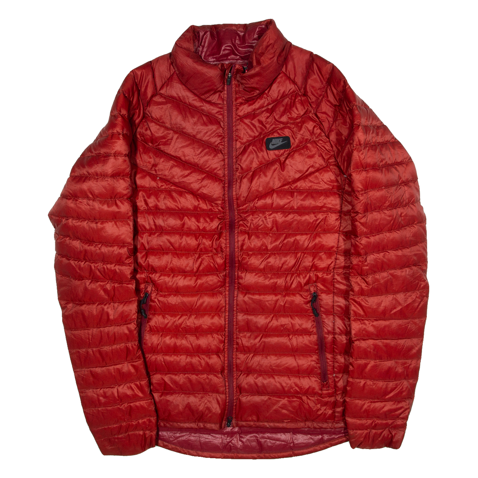 NIKE Down Insulated Womens Puffer Jacket Red M Refurbished - N/A refurbished available on Cerqular