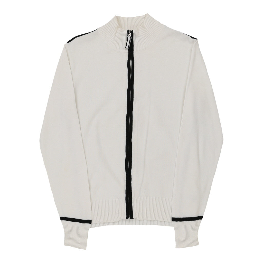 Age 14 Colmar Zip Up - Large White Cotton | Size: large Refurbished - N/A (Preloved Designer is not a specific brand, it refurbished available on Cerqular