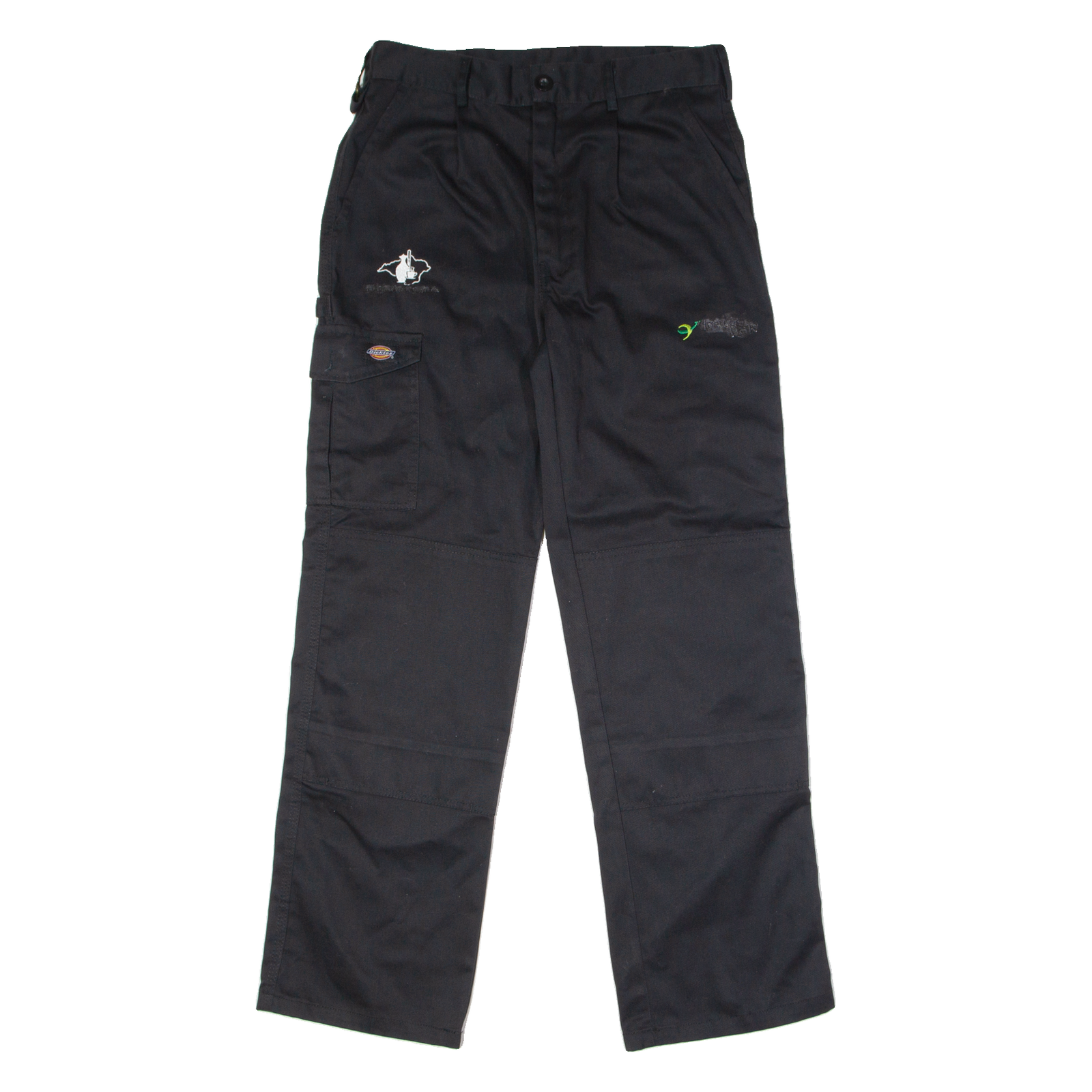 DICKIES The Island Tea And Coffee Co Workwear Mens Twill Trousers Black Straight W32 L32 Refurbished - N/A refurbished available on Cerqular