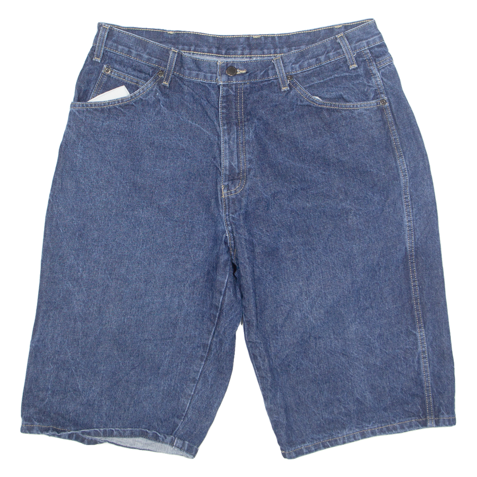 DICKIES Mens Workwear Shorts Blue L W36 Refurbished - N/A refurbished available on Cerqular