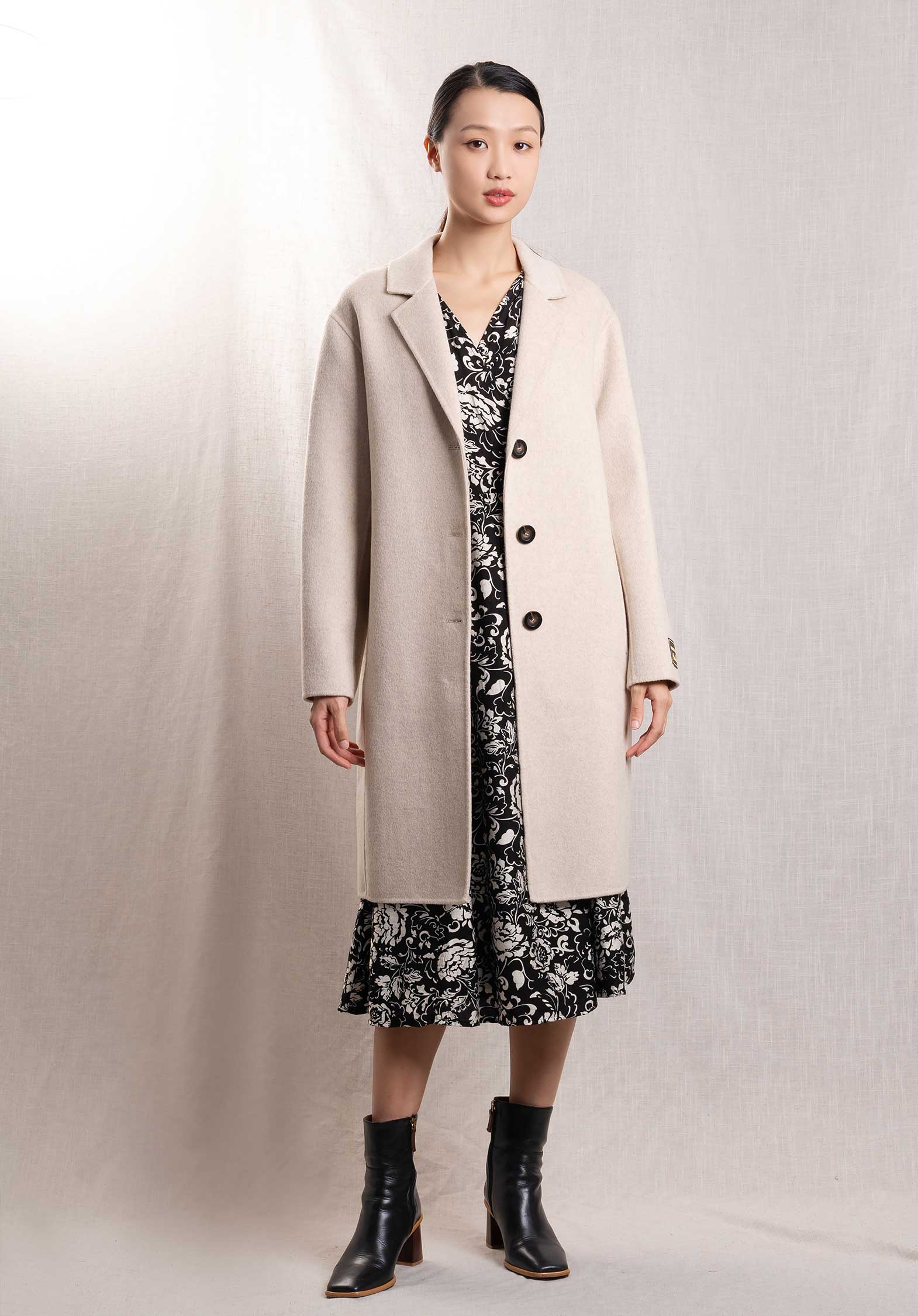 Coat Faggio Coat Arachide | Color: ARACHIDE | Size: IT-40 Refurbished - N/A (I could not find a well-known brand with this name refurbished available on Cerqular