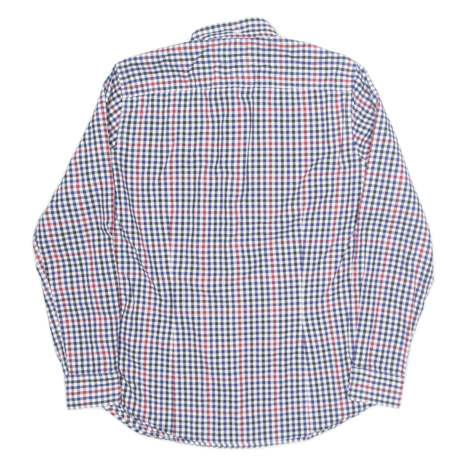 TOMMY HILFIGER Fitted Mens Shirt Blue Check Long Sleeve M Refurbished - N/A refurbished available on Cerqular