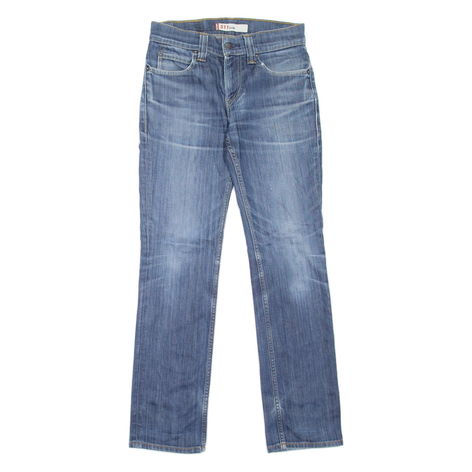 LEVI'S 511 Jeans Mens Blue Slim Straight Stone Wash W30 L32 Refurbished - N/A refurbished available on Cerqular