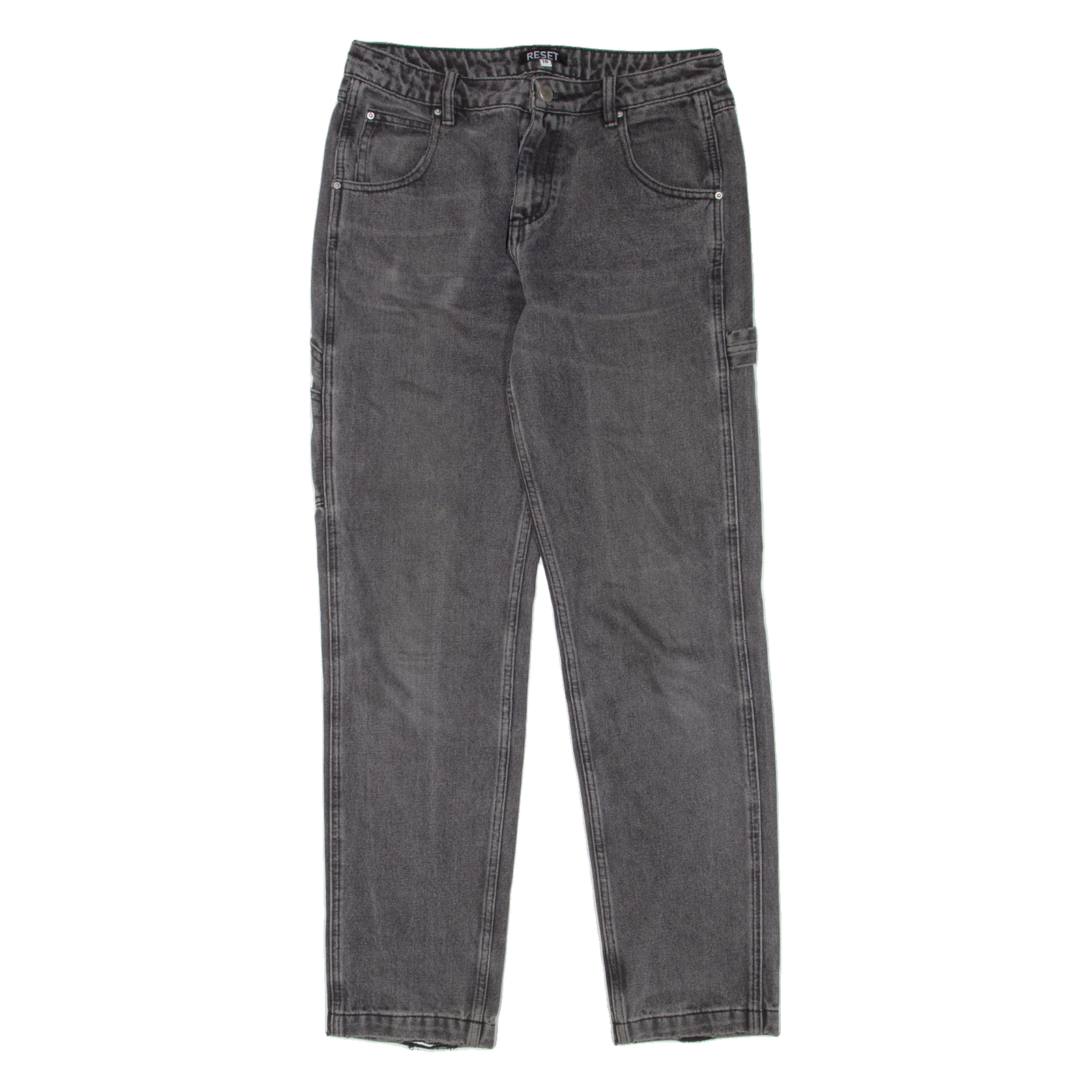 RESET Carpenter Womens Jeans Grey Regular Tapered W30 L30 Refurbished - N/A refurbished available on Cerqular