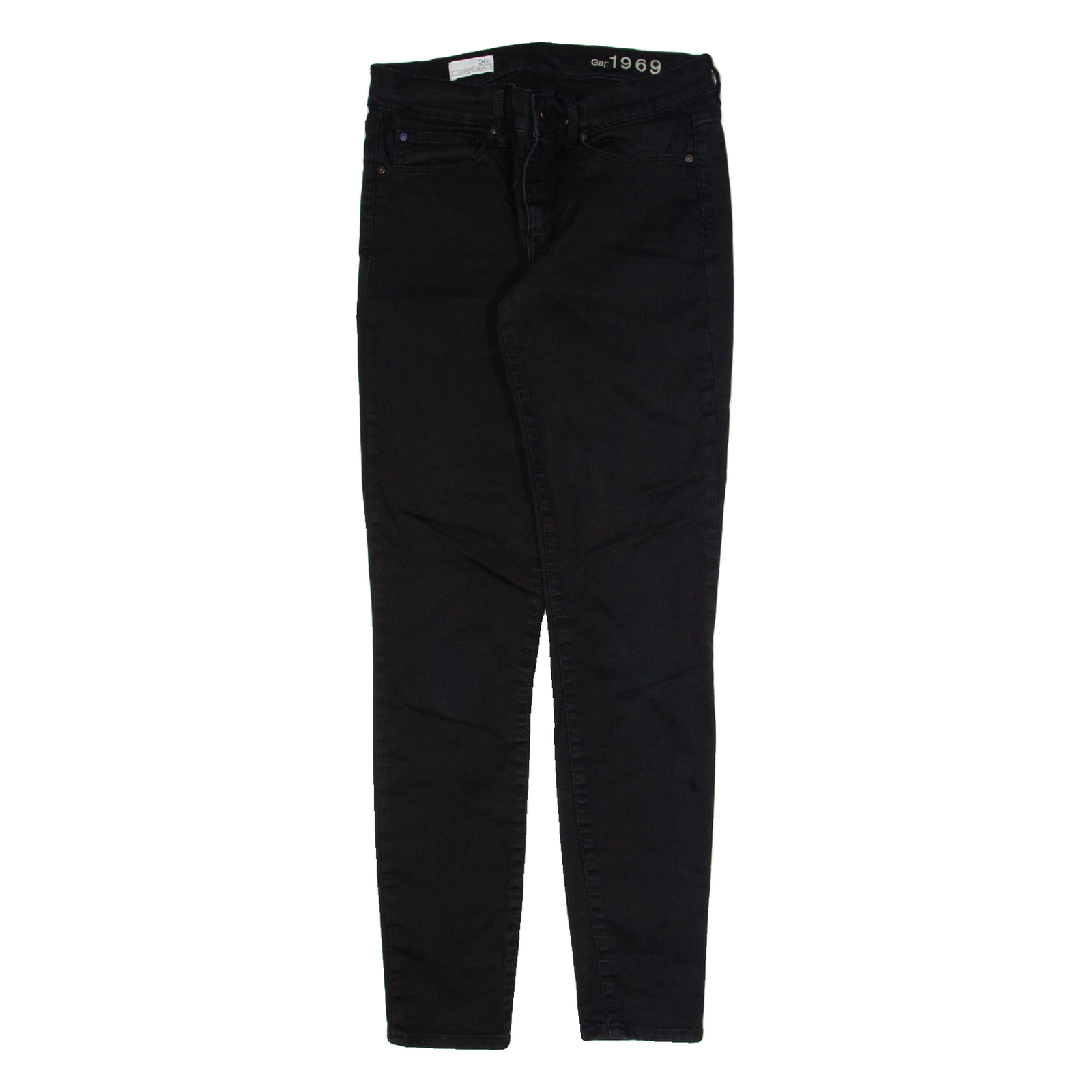 GAP Womens Jeans Black Slim Skinny W26 L29 Refurbished - N/A refurbished available on Cerqular