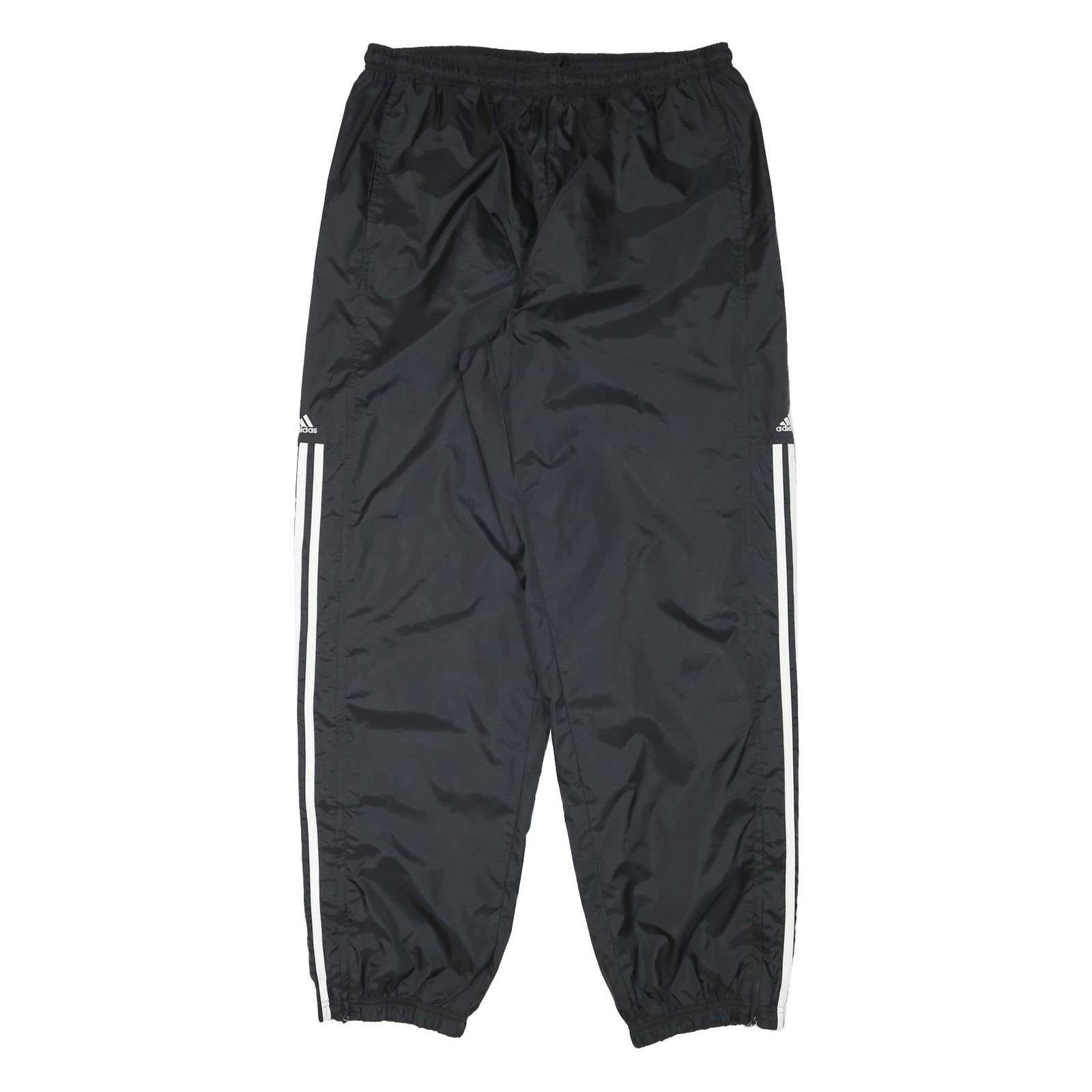 ADIDAS Mens Joggers Black With White Stripes XL W32 L33 Sports Casual Track Refurbished - N/A refurbished available on Cerqular