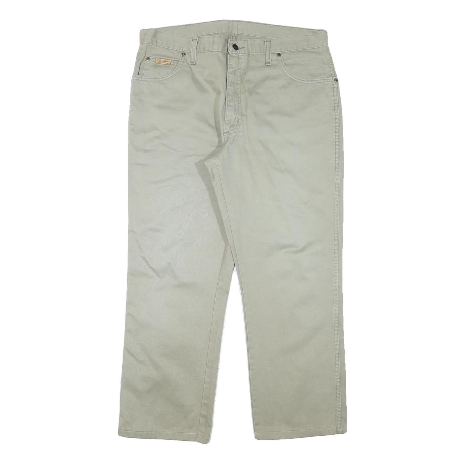Buy WRANGLER Mens Regular Beige Cotton Blend Zip Trousers W35 L27 Classic Straight Refurbished - $33.79 WRANGLER Mens Regular Beige Cotton Blend Zip Trousers W35 L27 Classic Straight Refurbished - N/A refurbished available on Cerqular