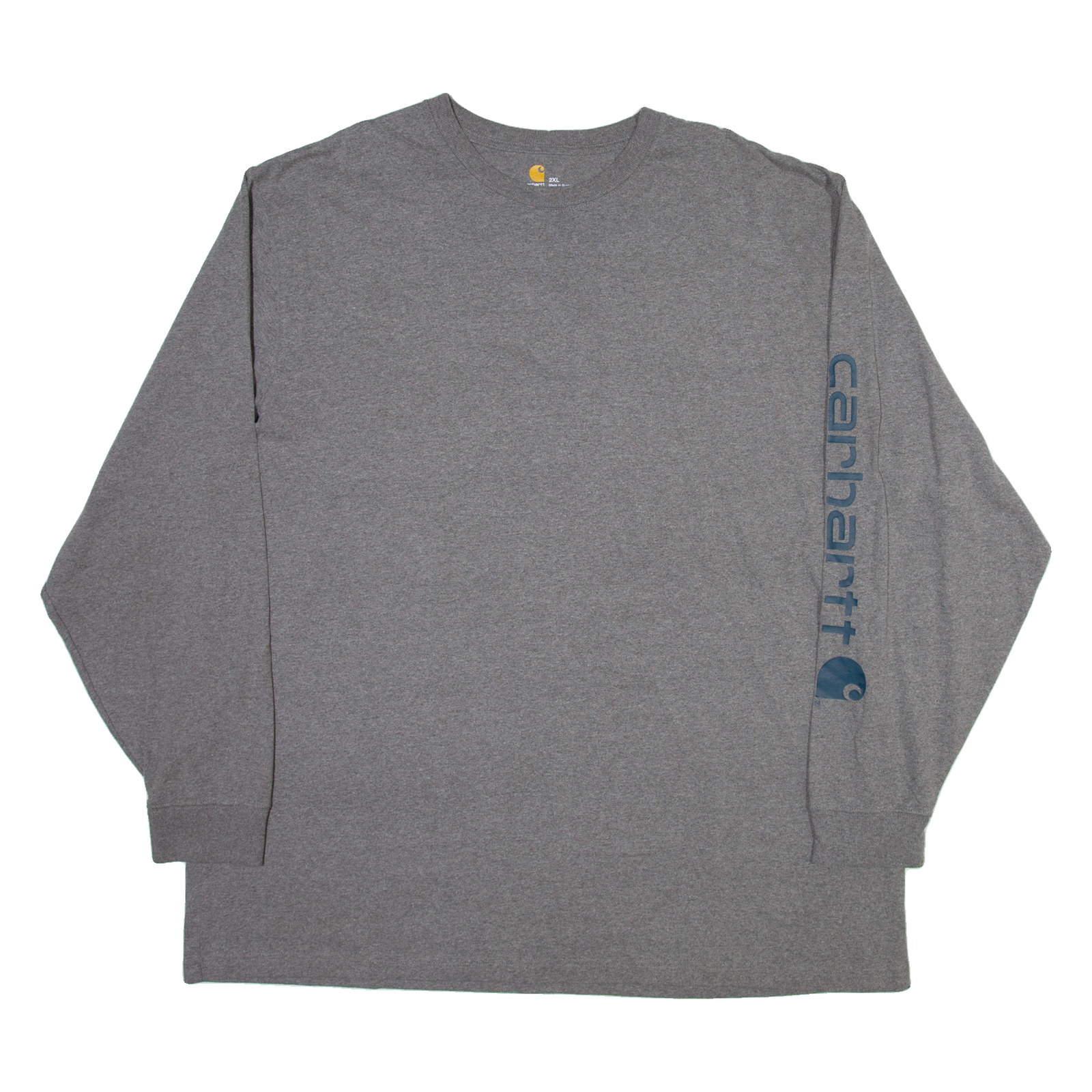 CARHARTT Mens T-Shirt Grey Long Sleeve 2XL Refurbished - N/A refurbished available on Cerqular