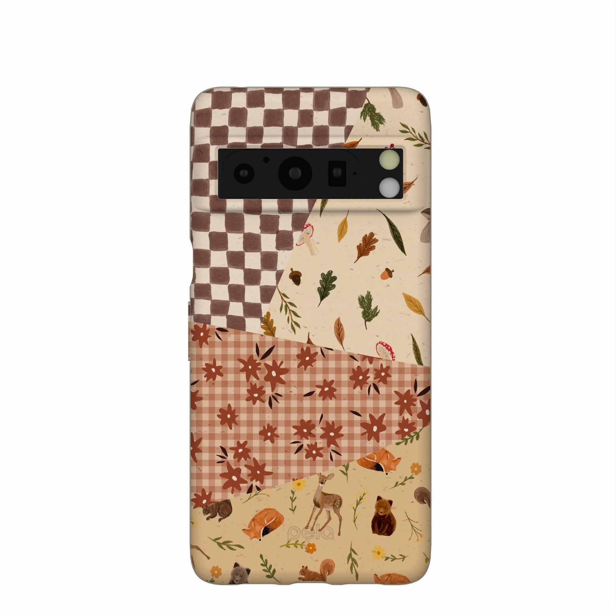 Seashell Autumn Quilt Google Pixel 8 Pro Case Refurbished - Pela Case refurbished available on Cerqular