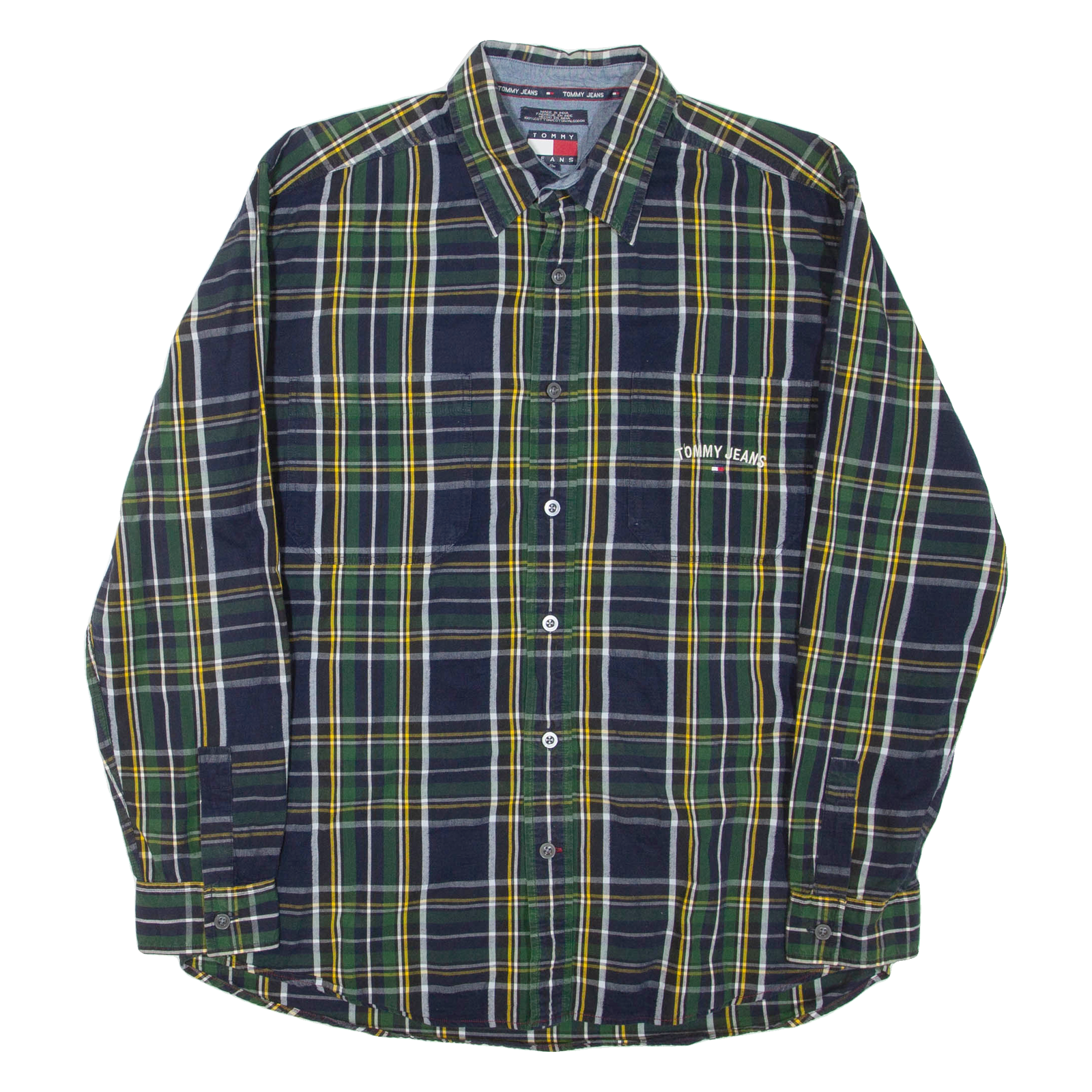 Buy TOMMY JEANS Mens Shirt Blue Check Long Sleeve M Refurbished - $25.99 TOMMY JEANS Mens Shirt Blue Check Long Sleeve M Refurbished - N/A refurbished available on Cerqular