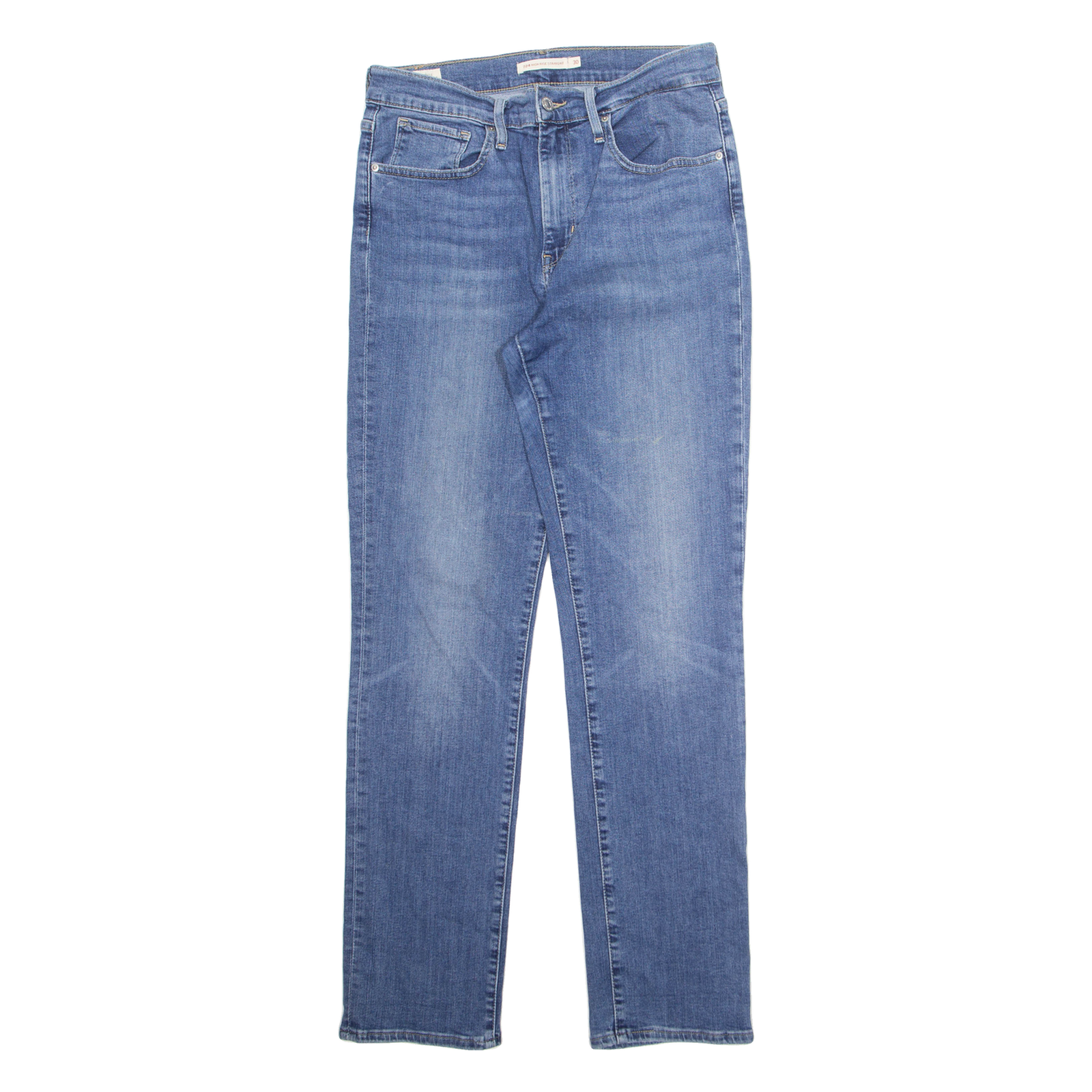 LEVI'S Womens Jeans Blue Regular Tapered W30 L32 Refurbished - N/A refurbished available on Cerqular