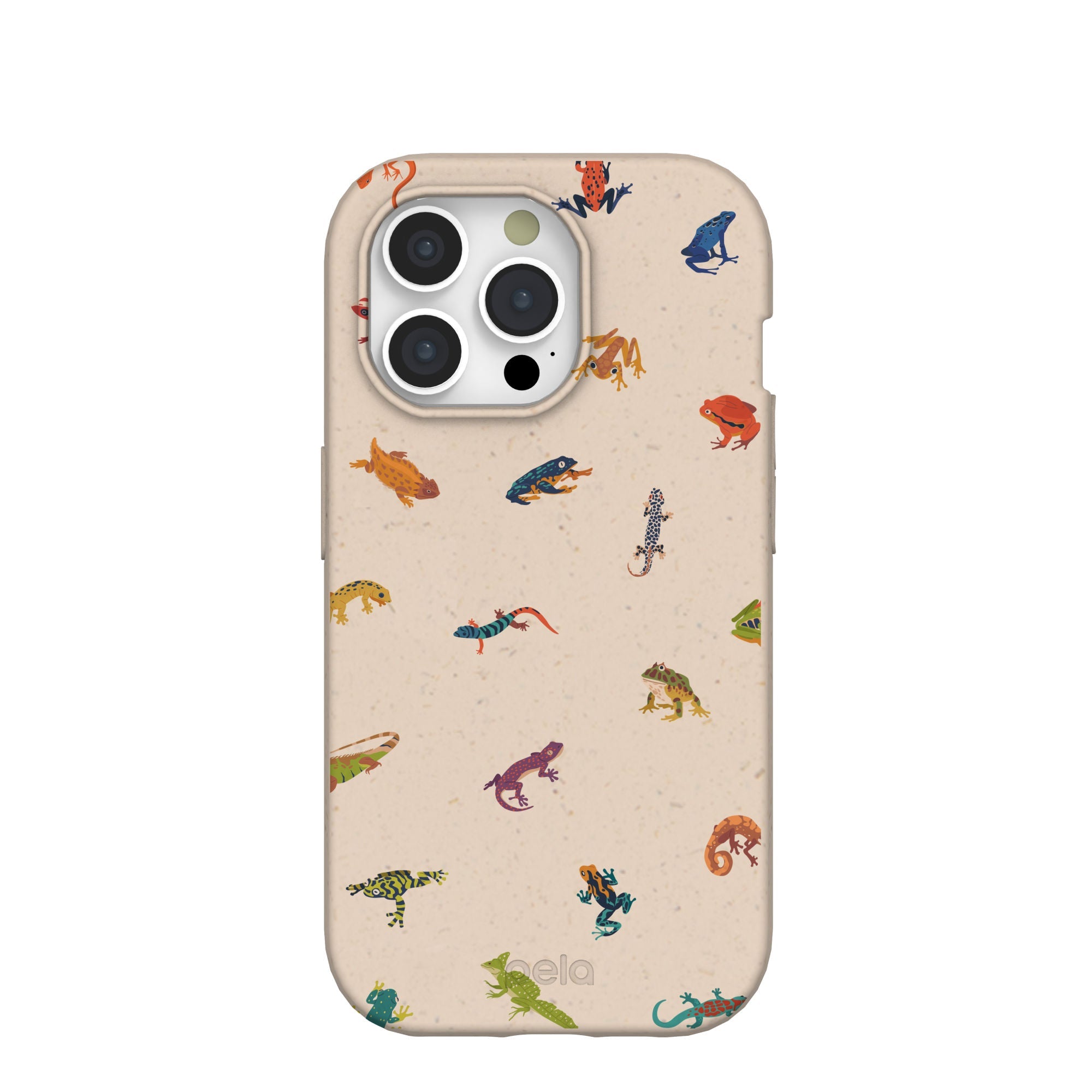 Seashell Tiny Amphibians iPhone 15 Pro Case Refurbished - Pela Case refurbished available on Cerqular