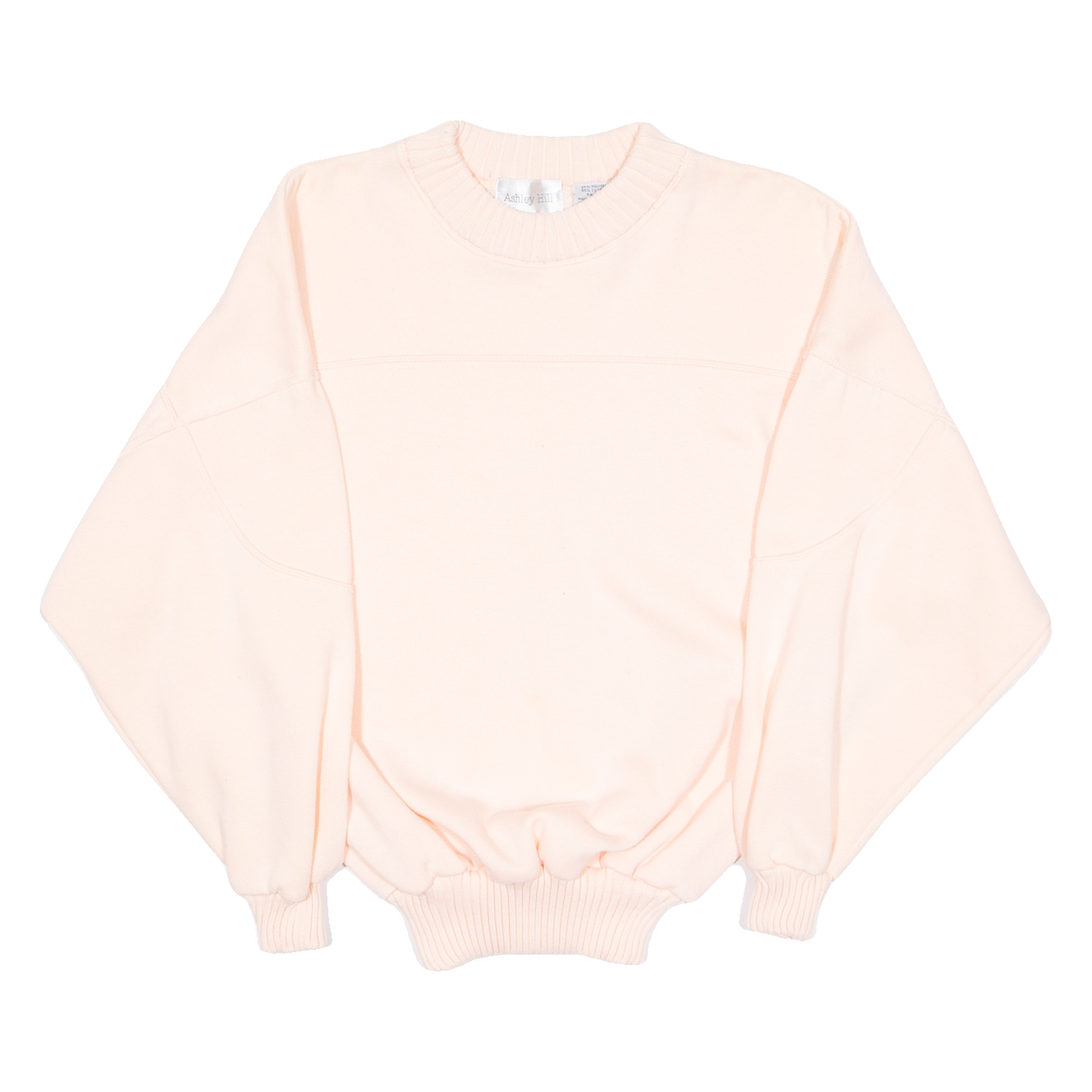 ASHLEY HILL Womens Sweatshirt Pink High Neck S Refurbished - N/A refurbished available on Cerqular