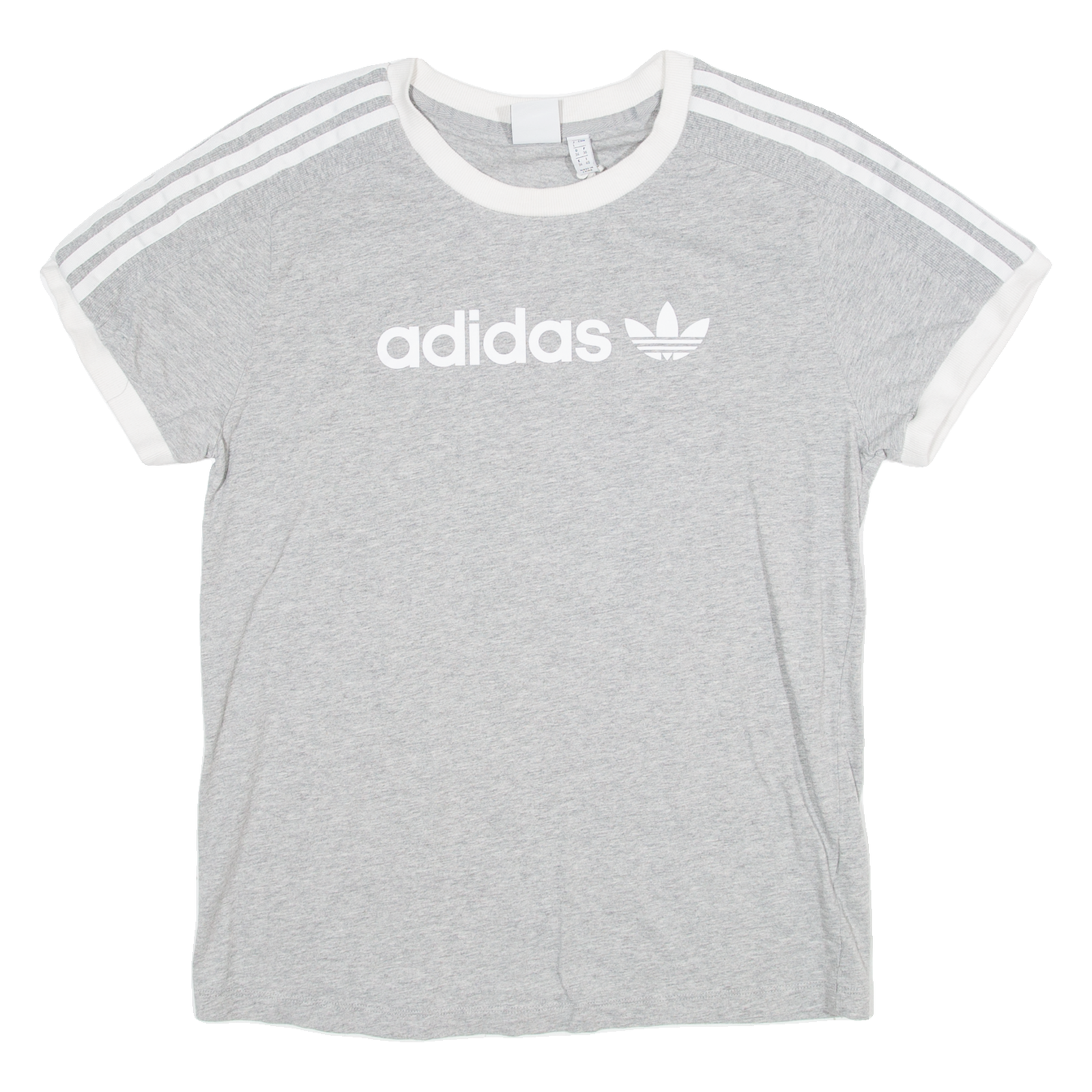 ADIDAS Womens T-Shirt Grey UK 8 Refurbished - N/A refurbished available on Cerqular