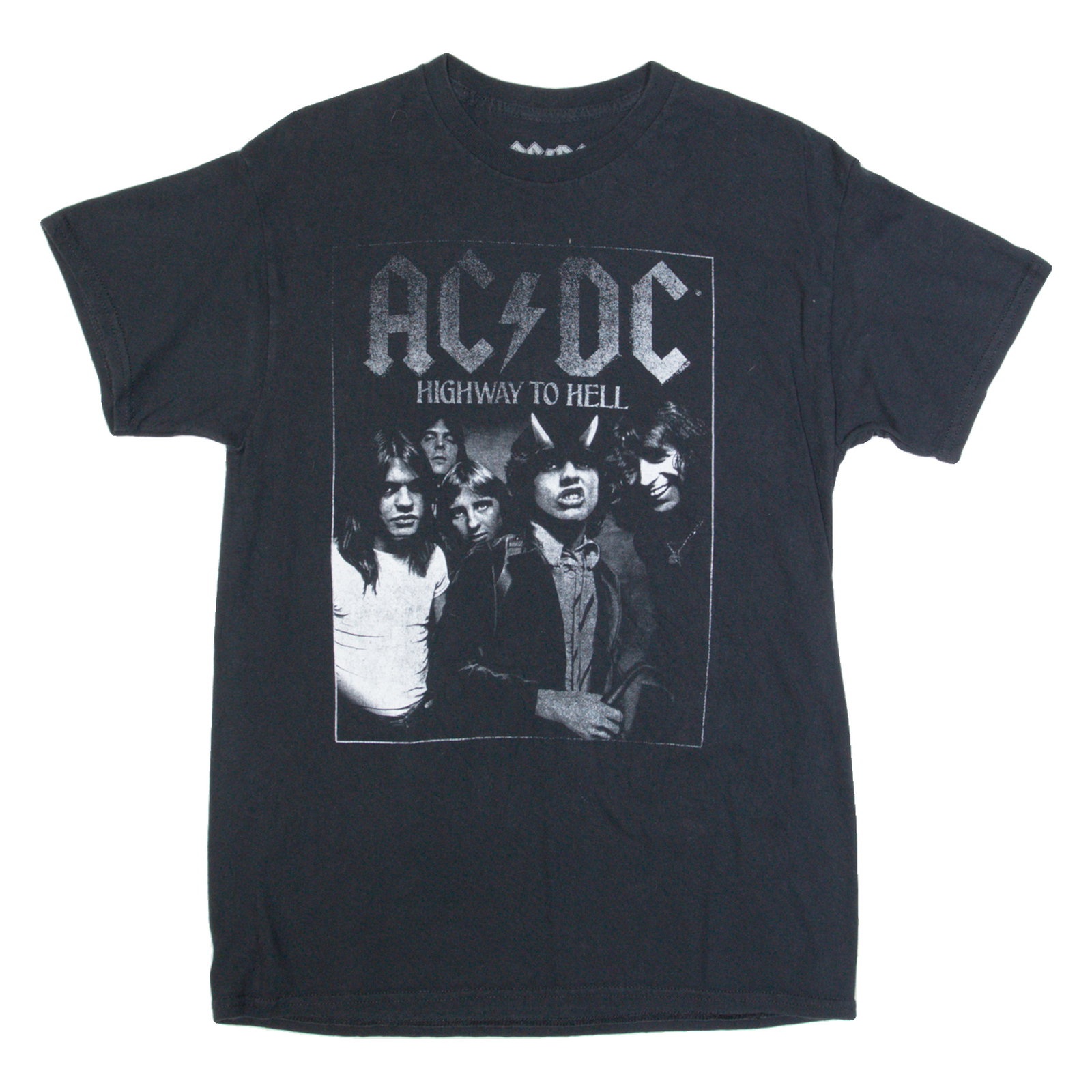 ACDC Highway To Hell Mens Band T-Shirt Black M Refurbished - N/A refurbished available on Cerqular