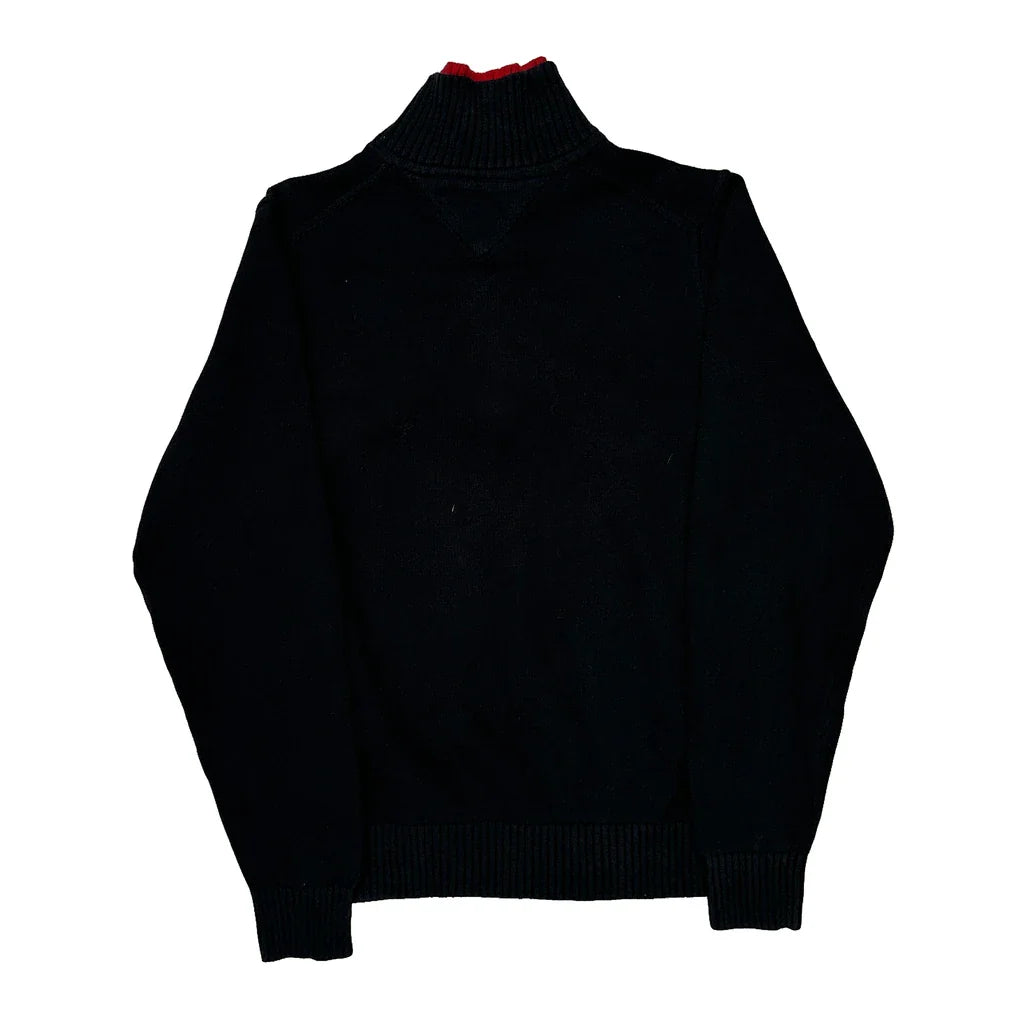 Tommy Hilfiger Jumper - Small Red Cotton Refurbished - Thrifted (note: this is a term often used to describe second- refurbished available on Cerqular
