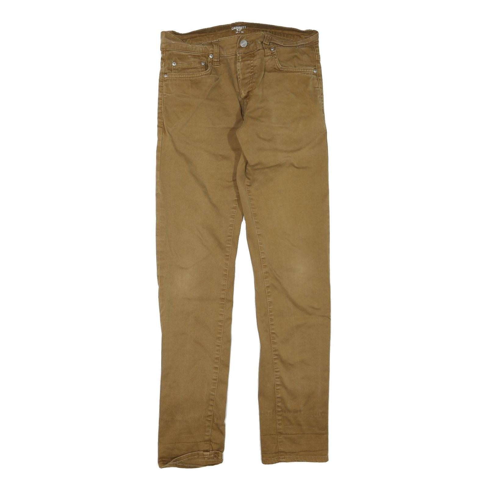 CARHARTT Womens Jeans Brown Regular Straight Denim W28 L32 Durable Comfort Refurbished - N/A refurbished available on Cerqular