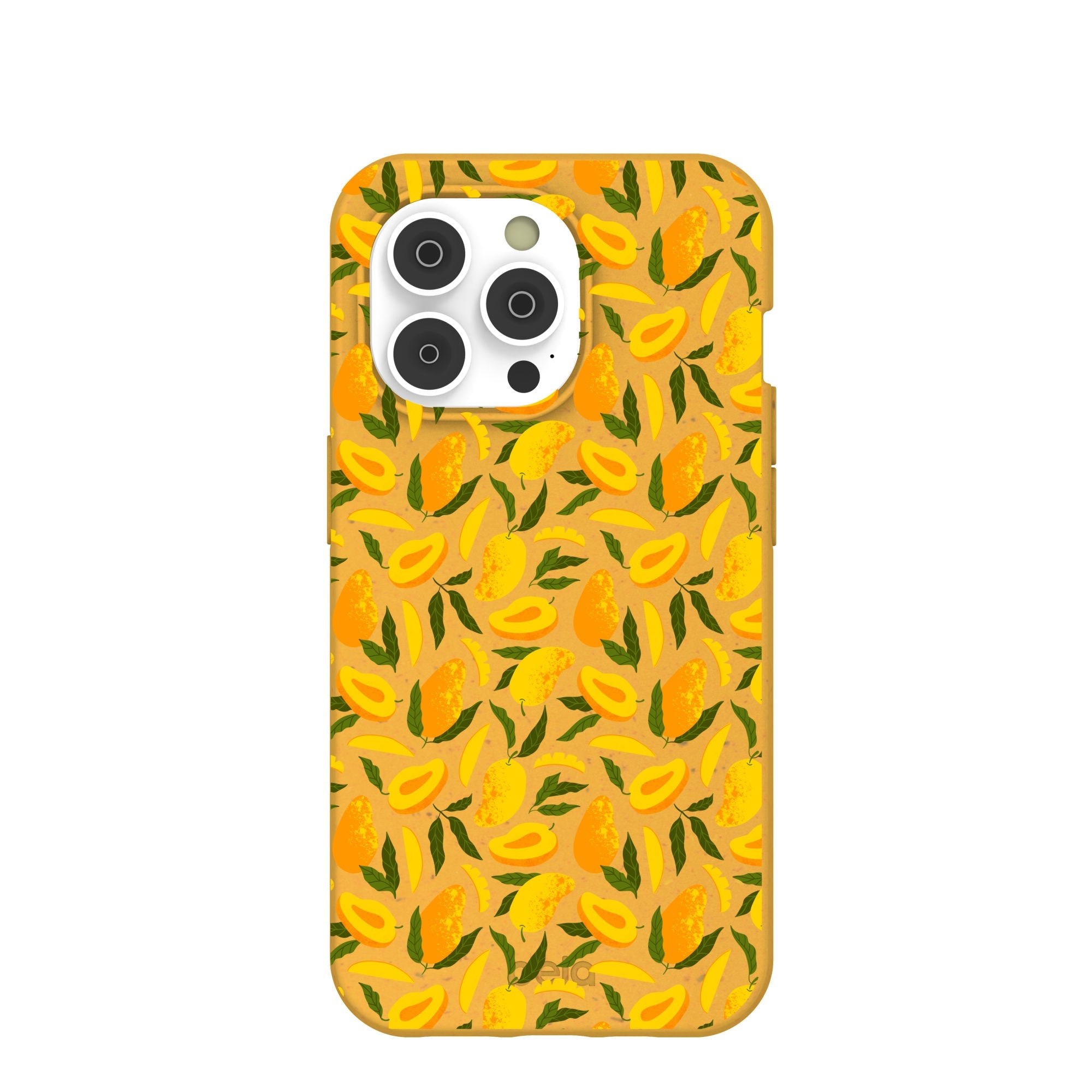 Honey Mini Mangoes iPhone 14 Pro Case Refurbished - Pela Case refurbished available on Cerqular