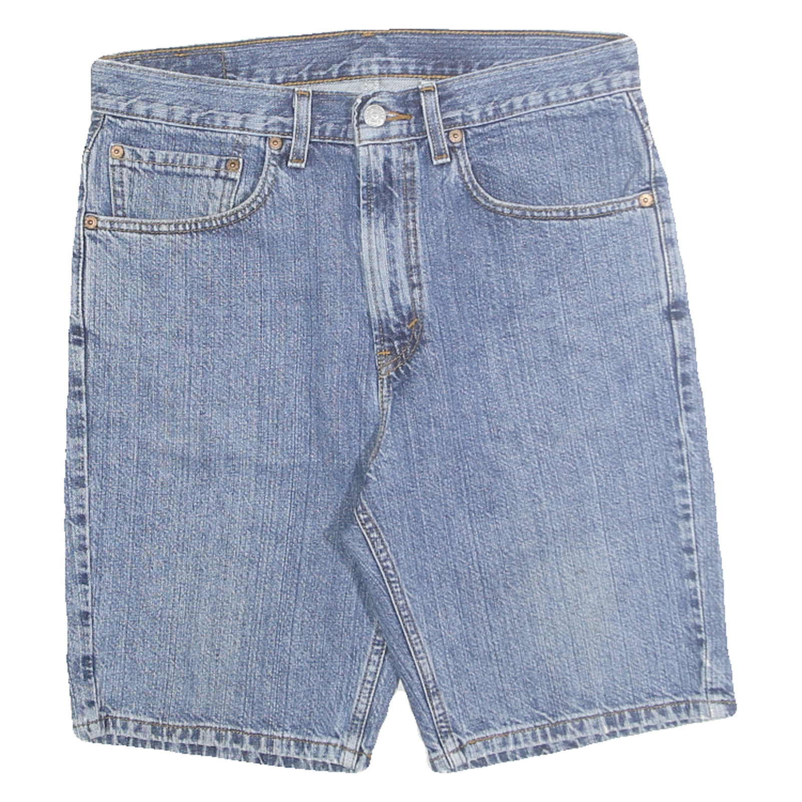 LEVI'S Mens Denim Blue Casual Shorts M W31 Classic Fit Cotton Blend Refurbished - N/A refurbished available on Cerqular