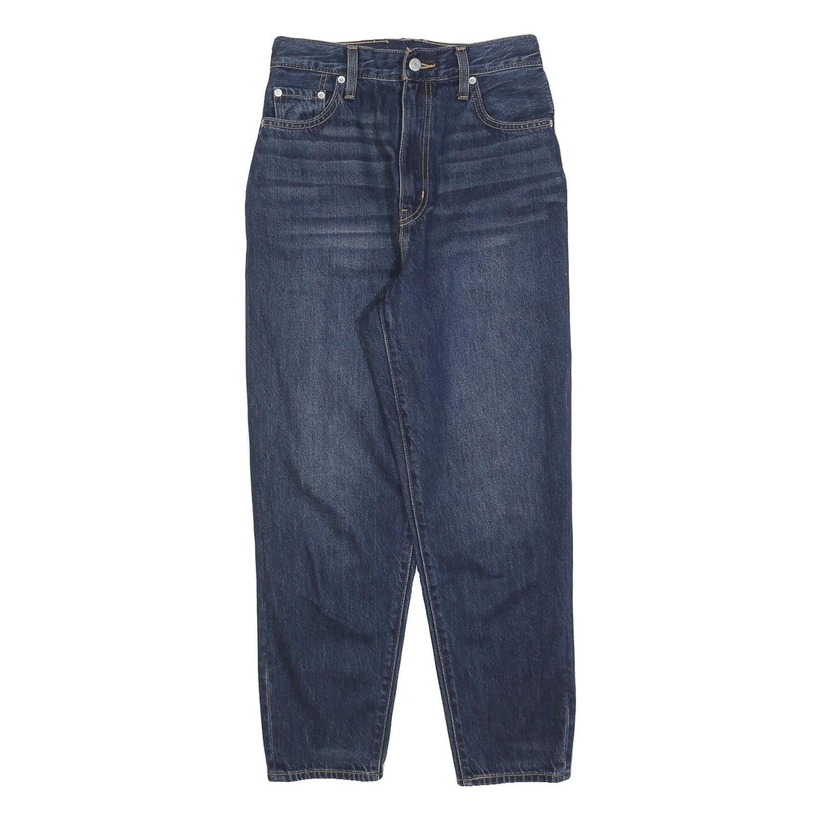 LEVI'S Womens Jeans Blue Regular Straight Denim Medium W26 L27 Classic Style Refurbished - N/A refurbished available on Cerqular