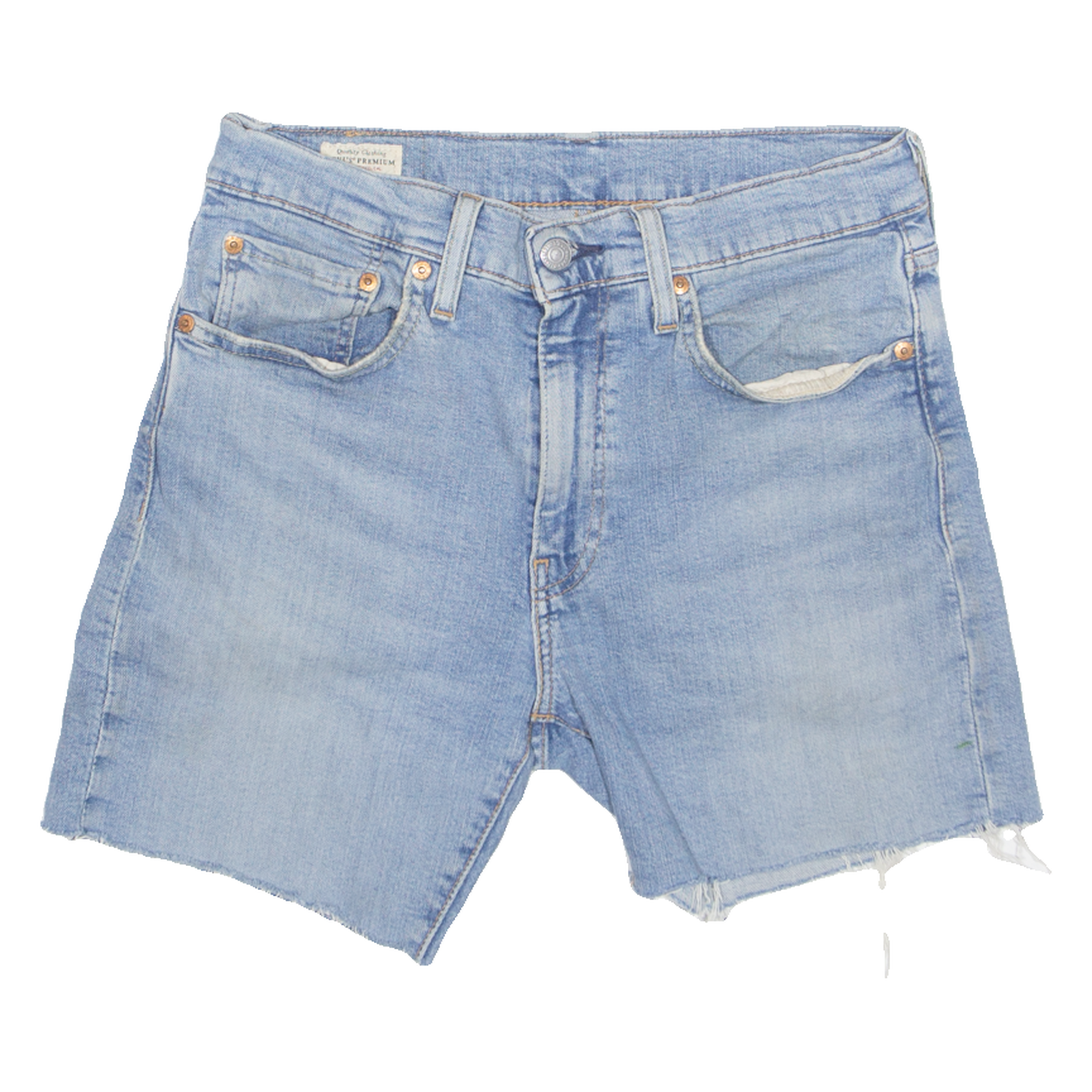 LEVI'S Cut Off Premium E 512 Womens Denim Shorts Blue M W30 Refurbished - N/A refurbished available on Cerqular