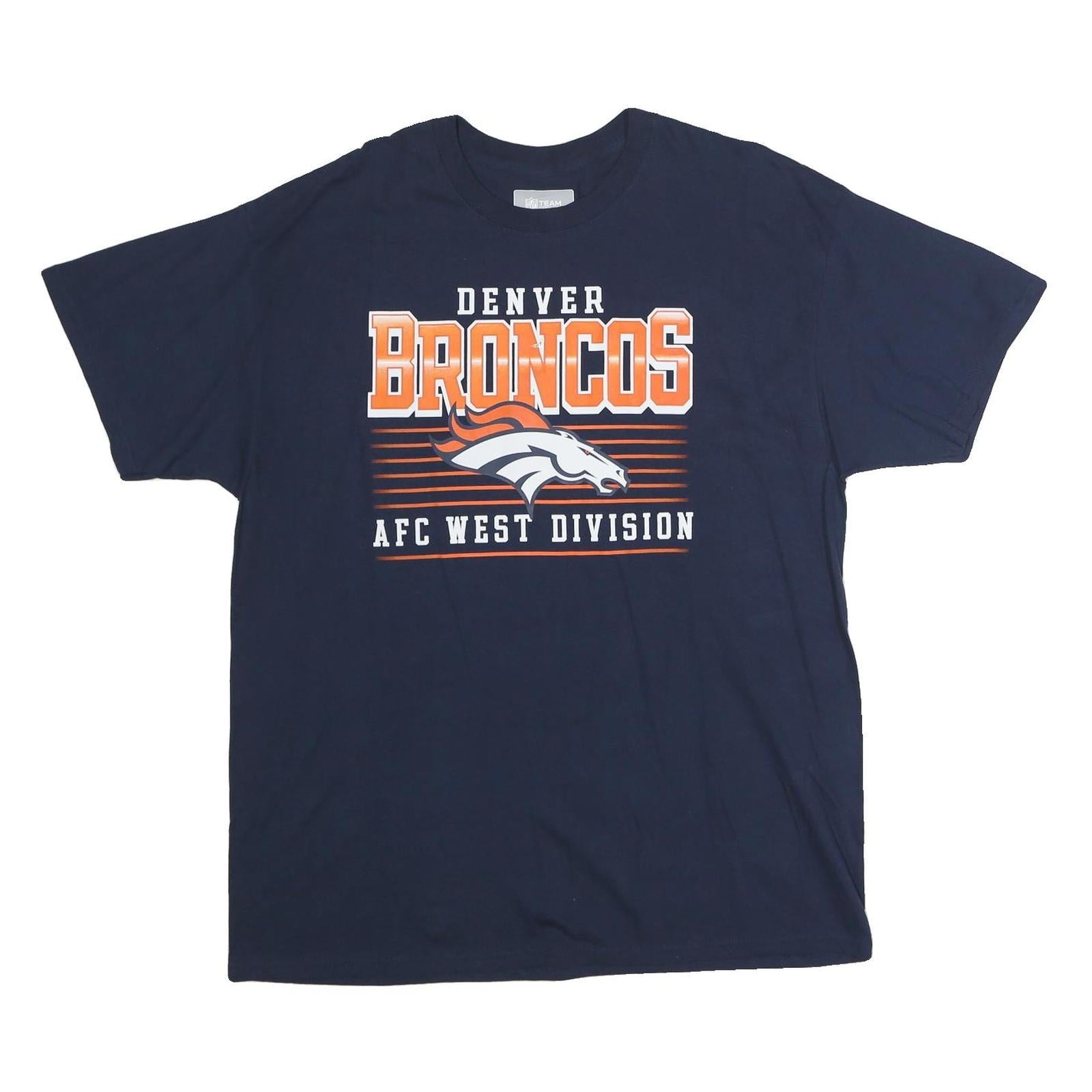 Buy NFL Mens Navy Denver Broncos Graphic T-Shirt XL Short Sleeve Crew Neck Refurbished - $22.09 NFL Mens Navy Denver Broncos Graphic T-Shirt XL Short Sleeve Crew Neck Refurbished - N/A refurbished available on Cerqular