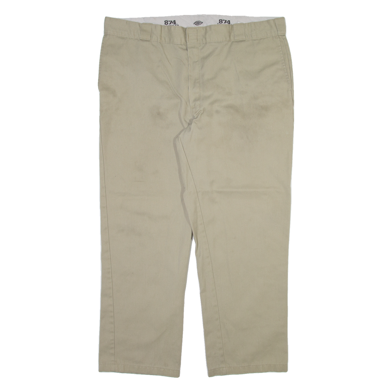 DICKIES 874 Workwear Mens Trousers Beige Regular Straight W42 L28 Refurbished - N/A refurbished available on Cerqular