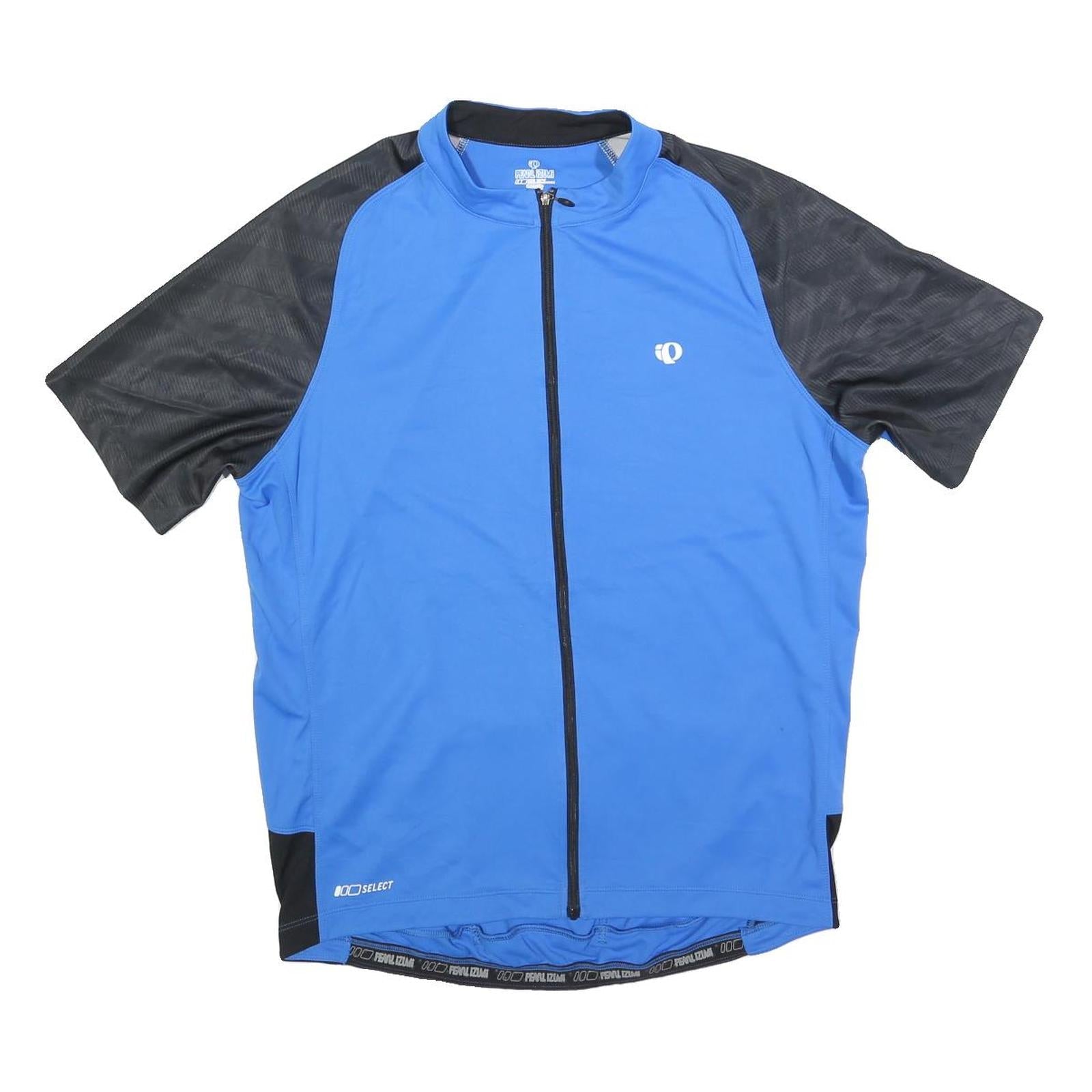 PEARL IZUMI Mens Blue & Black Cycling Jersey XL Short Sleeve Zip Neck Refurbished - N/A refurbished available on Cerqular