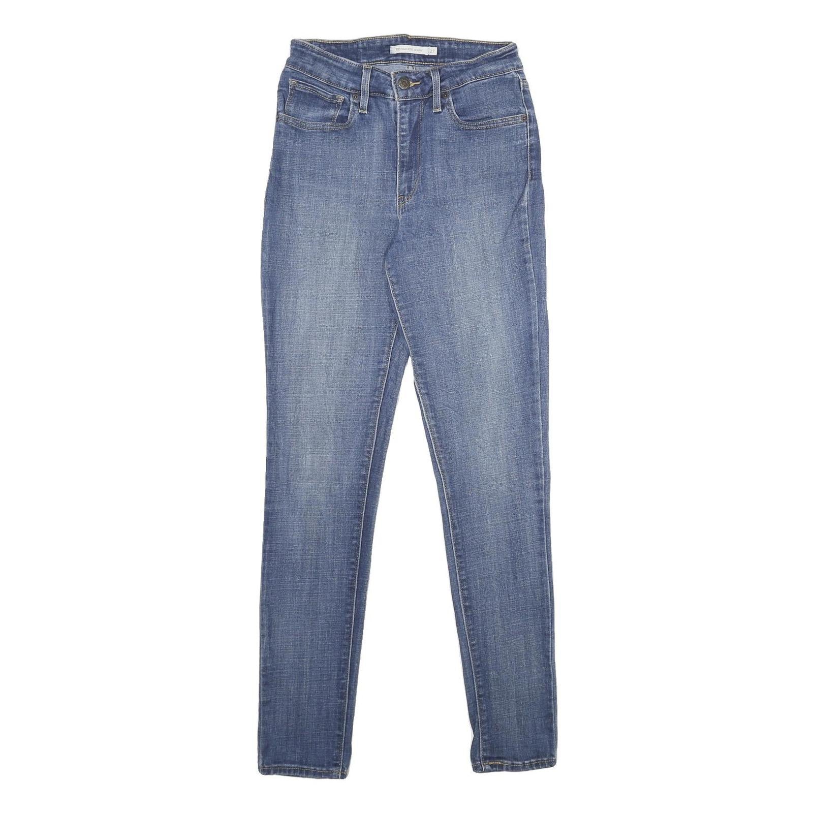 LEVI'S 721 High Rise Skinny Womens Jeans Blue Slim Skinny Denim Medium W27 L30 Refurbished - N/A refurbished available on Cerqular