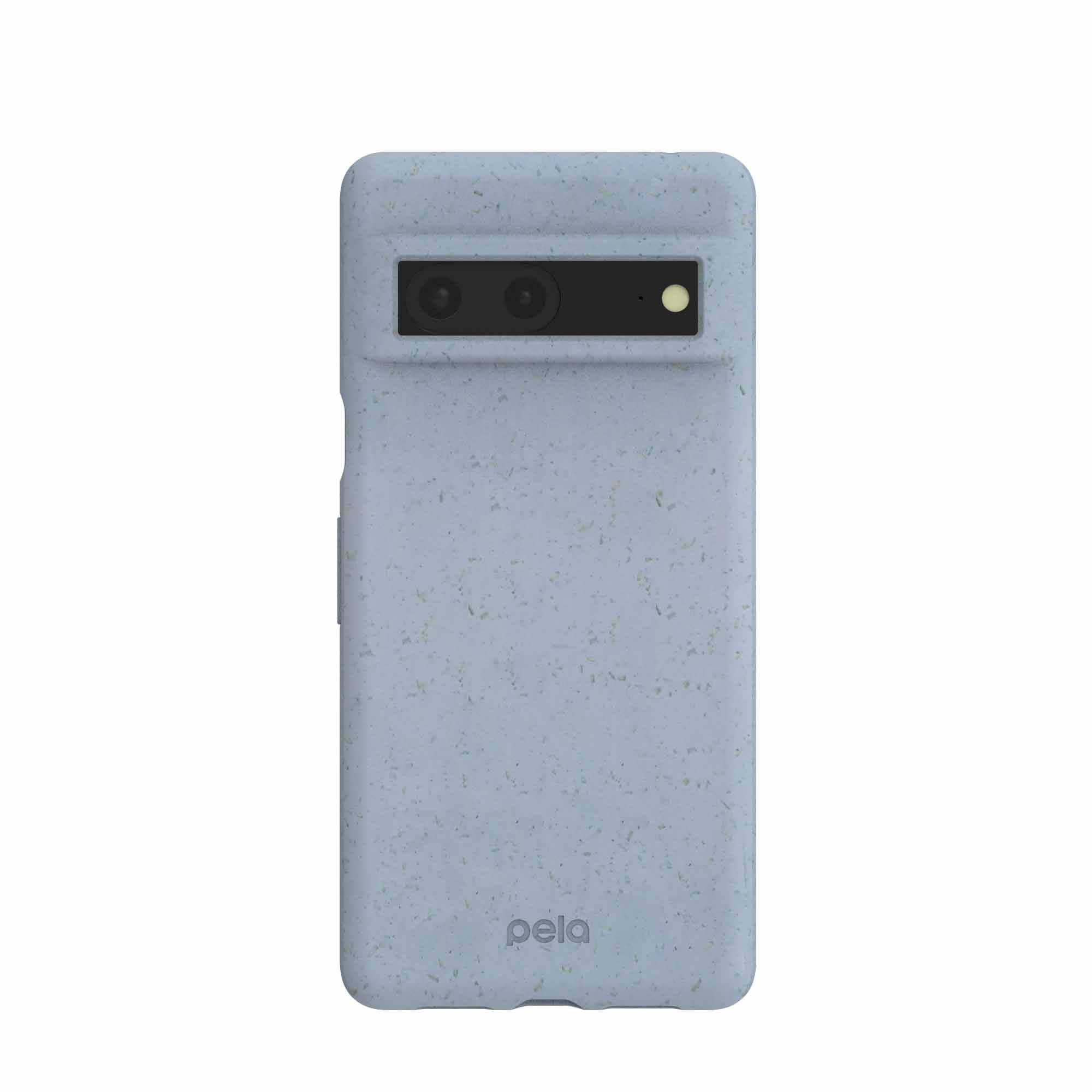 Powder Blue Google Pixel 7 Phone Case Refurbished - Pela Case refurbished available on Cerqular