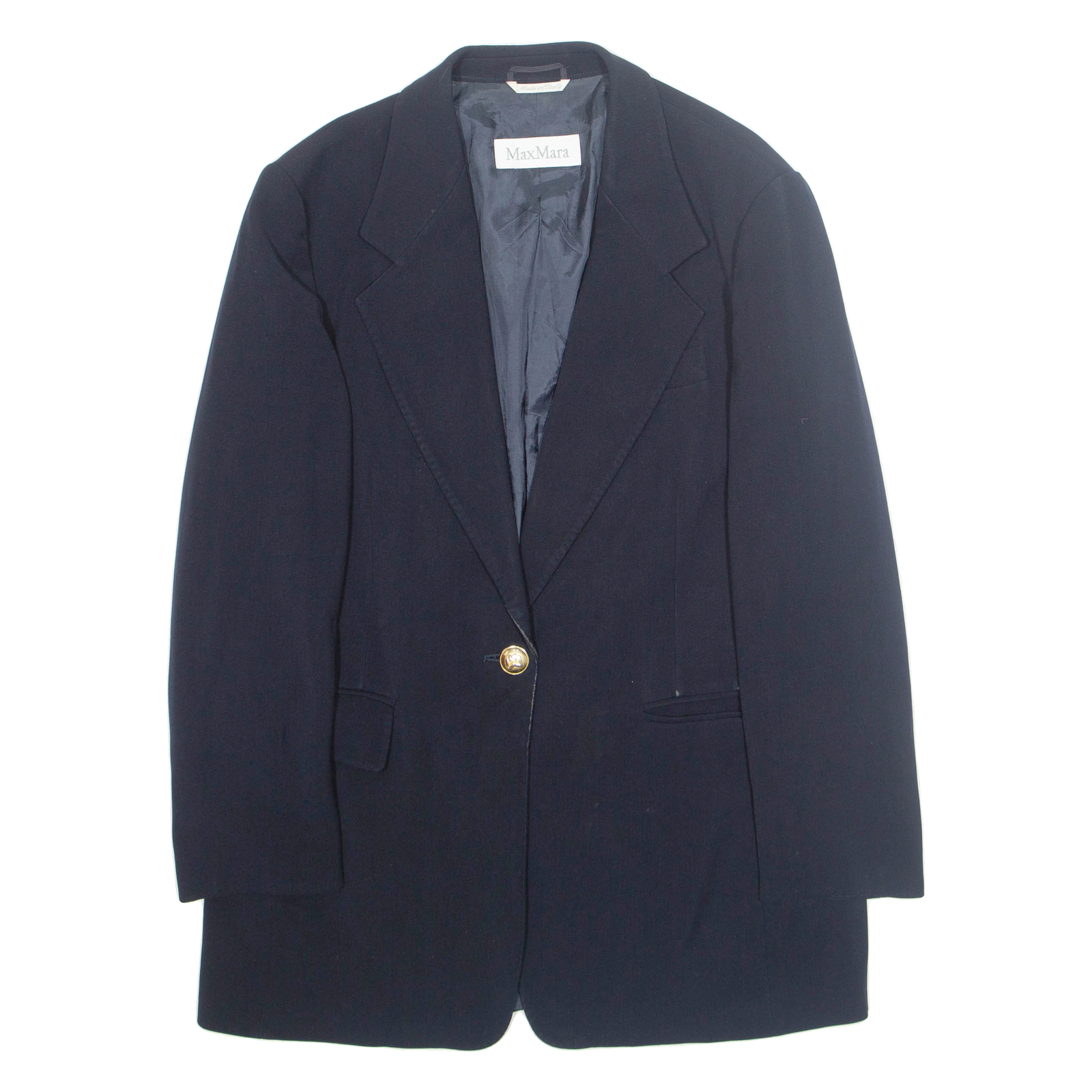 MAX MARA Mens Blazer Jacket Blue L Refurbished - N/A refurbished available on Cerqular