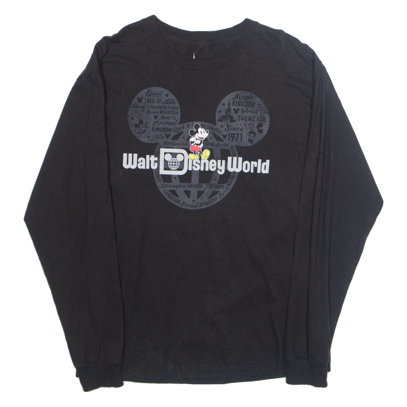 Buy DISNEY Mens T-Shirt Black Long Sleeve USA L Refurbished - $28.59 DISNEY Mens T-Shirt Black Long Sleeve USA L Refurbished - N/A refurbished available on Cerqular
