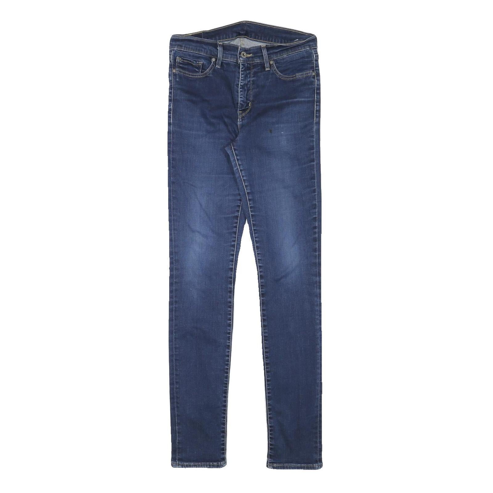 LEVI'S Womens Jeans Blue Slim Skinny Denim Medium Wash W27 L31 Classic Zip Fly Refurbished - N/A refurbished available on Cerqular