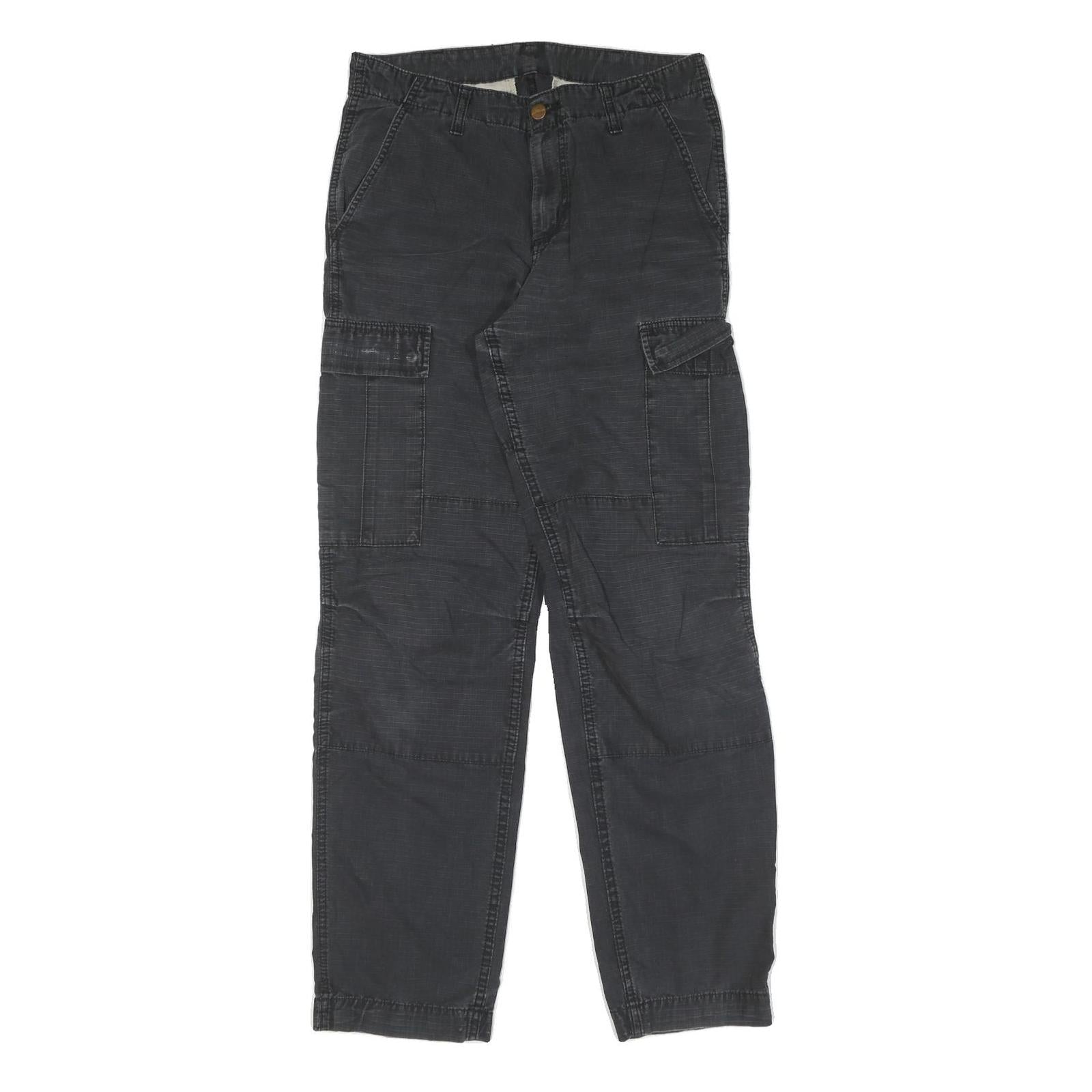 CARHARTT Mens Cotton Black Regular Cargo Trousers W30 L32 Workwear Casual Pants Refurbished - N/A refurbished available on Cerqular