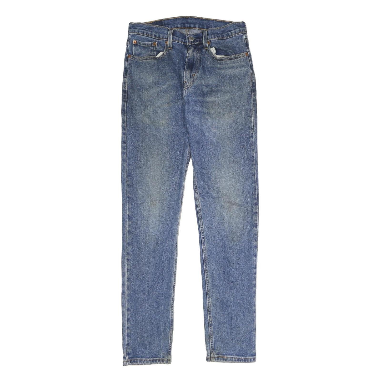 LEVI'S 512 Tapered Mens Jeans Blue Slim Tapered Denim Medium W28 L32 Casual Refurbished - N/A refurbished available on Cerqular