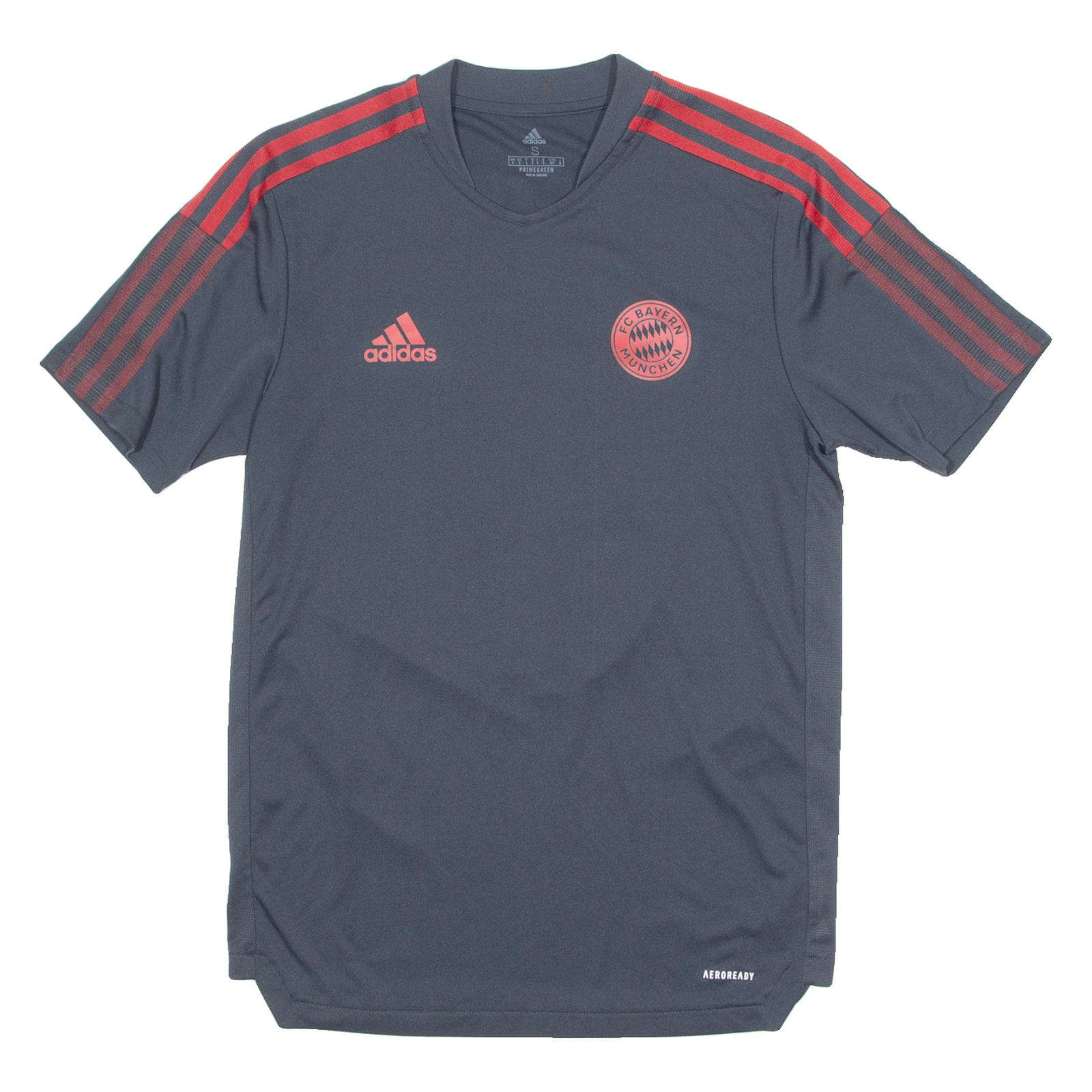 ADIDAS FC BAYERN MUNICH Mens Football Shirt Jersey Grey Crew Neck S Refurbished - N/A refurbished available on Cerqular