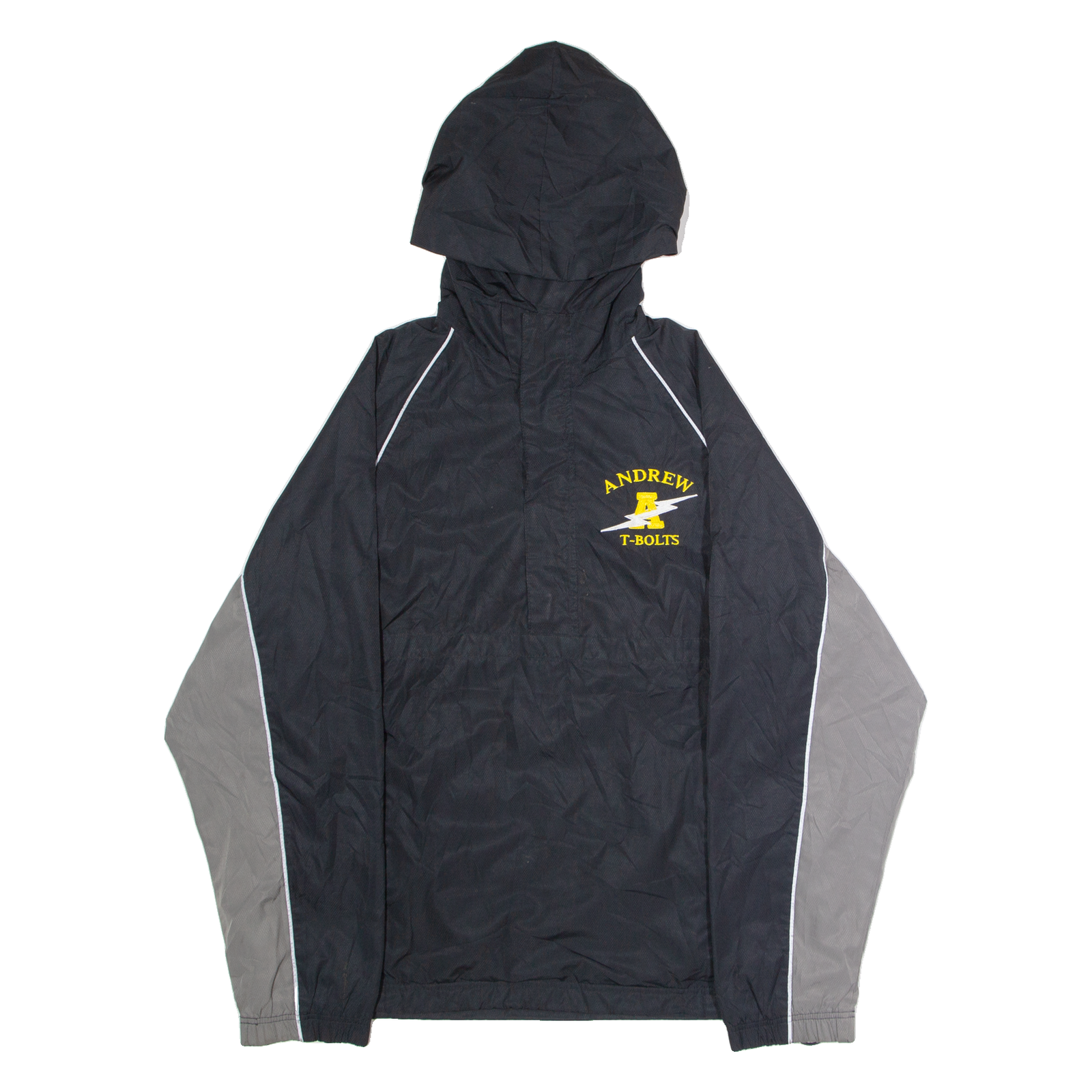 CHAMPION Andrew T-Bolts Mens Anorak Jacket Black USA Hooded Colourblock M Refurbished - N/A refurbished available on Cerqular