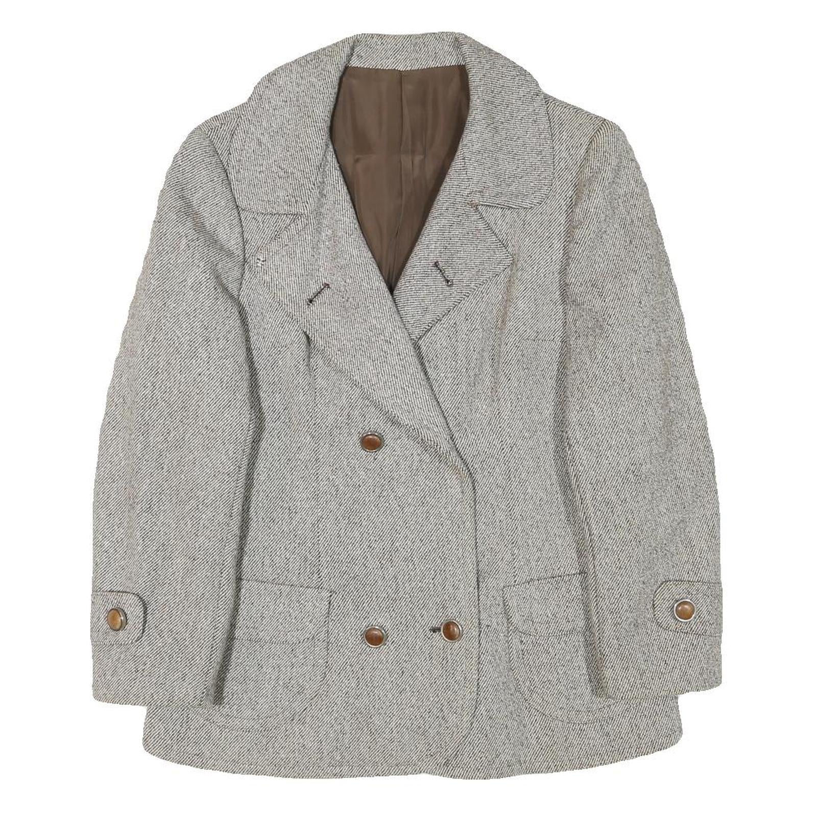 Buy REBECCA Womens Grey Wool Blend Button Jacket S Woven Classic Stylish Warm Refurbished - $51.99 REBECCA Womens Grey Wool Blend Button Jacket S Woven Classic Stylish Warm Refurbished - N/A refurbished available on Cerqular