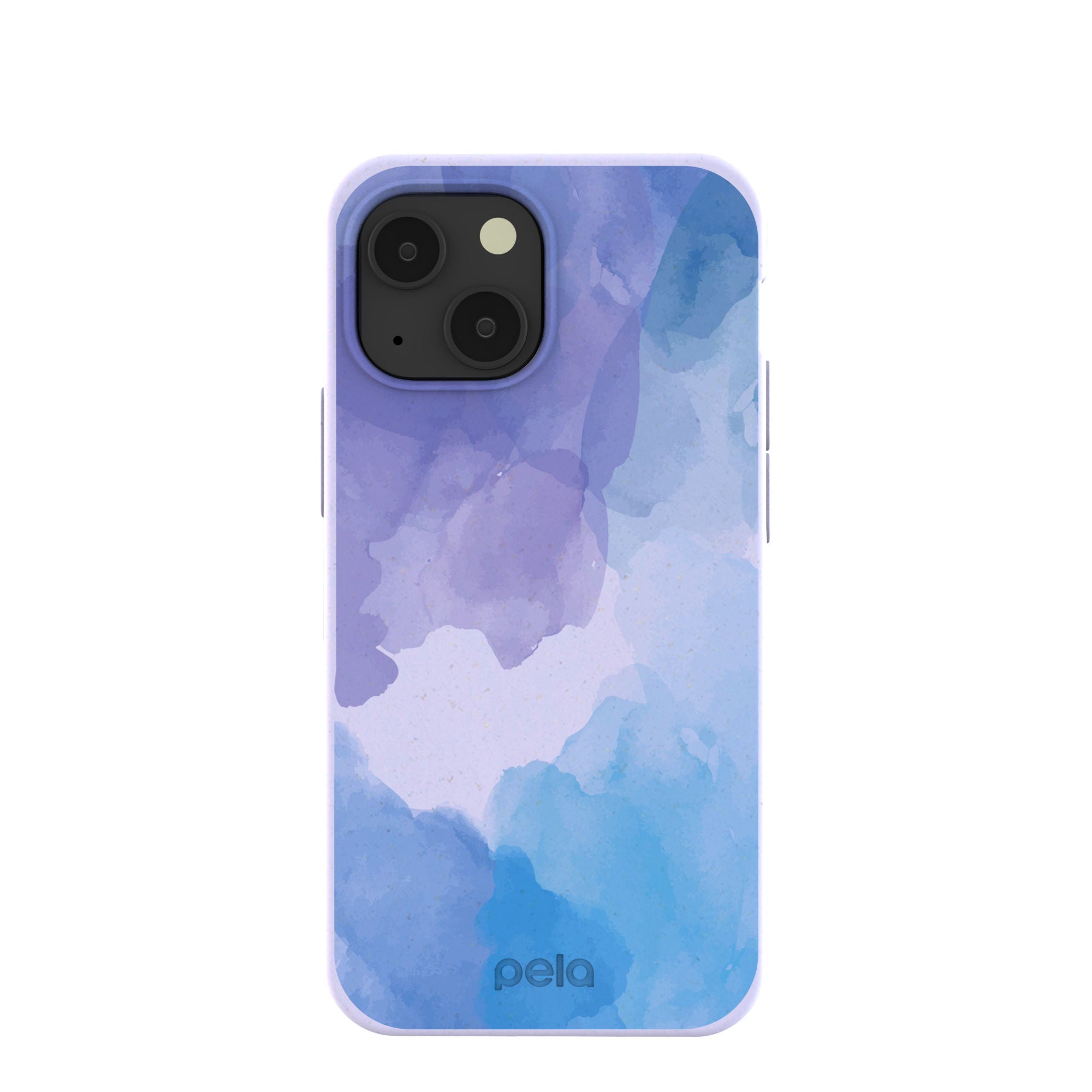 Lavender Blue Reflections iPhone 13 Mini Case Refurbished - Pela Case refurbished available on Cerqular
