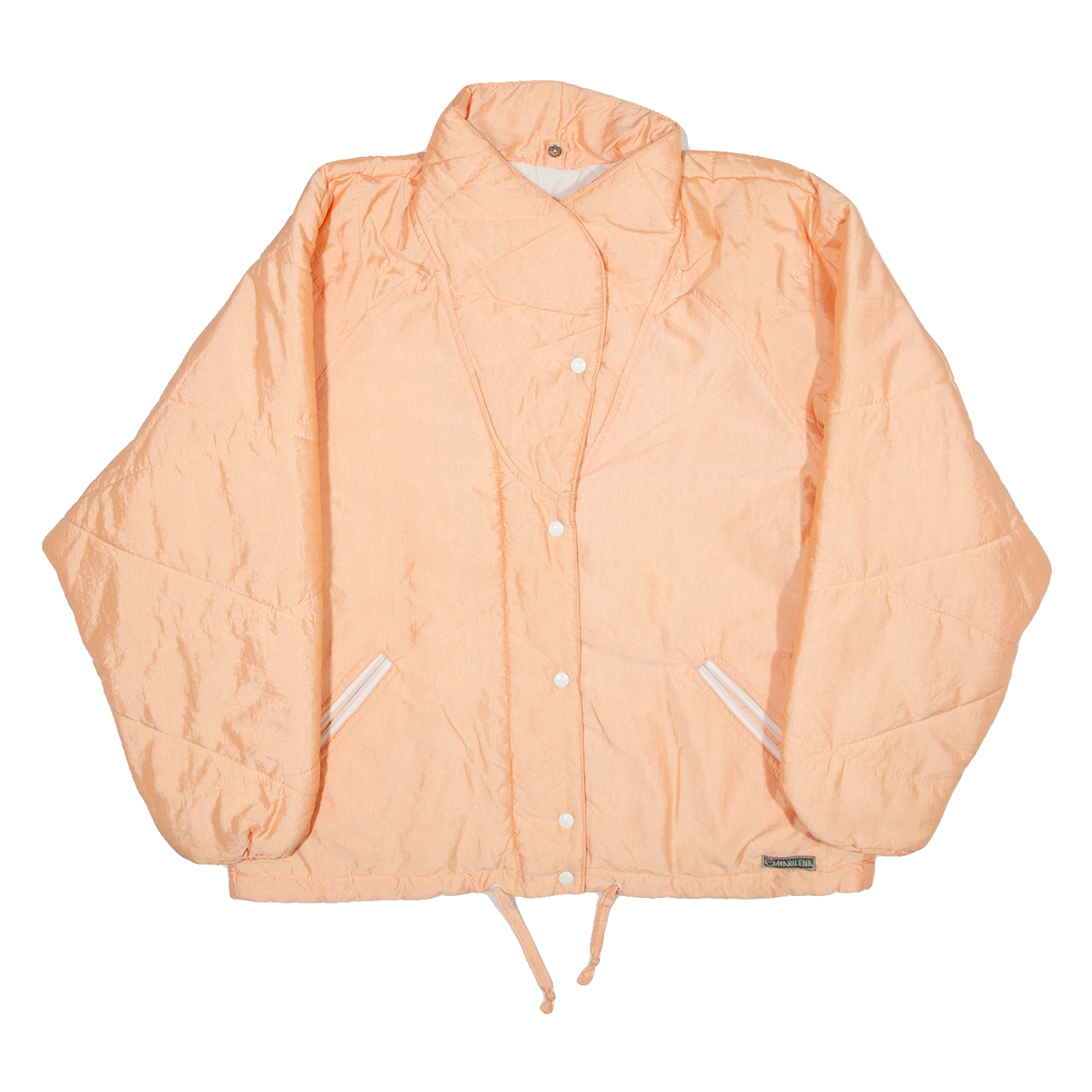 MARILENA Womens Quilted Jacket Pink M Refurbished - N/A refurbished available on Cerqular