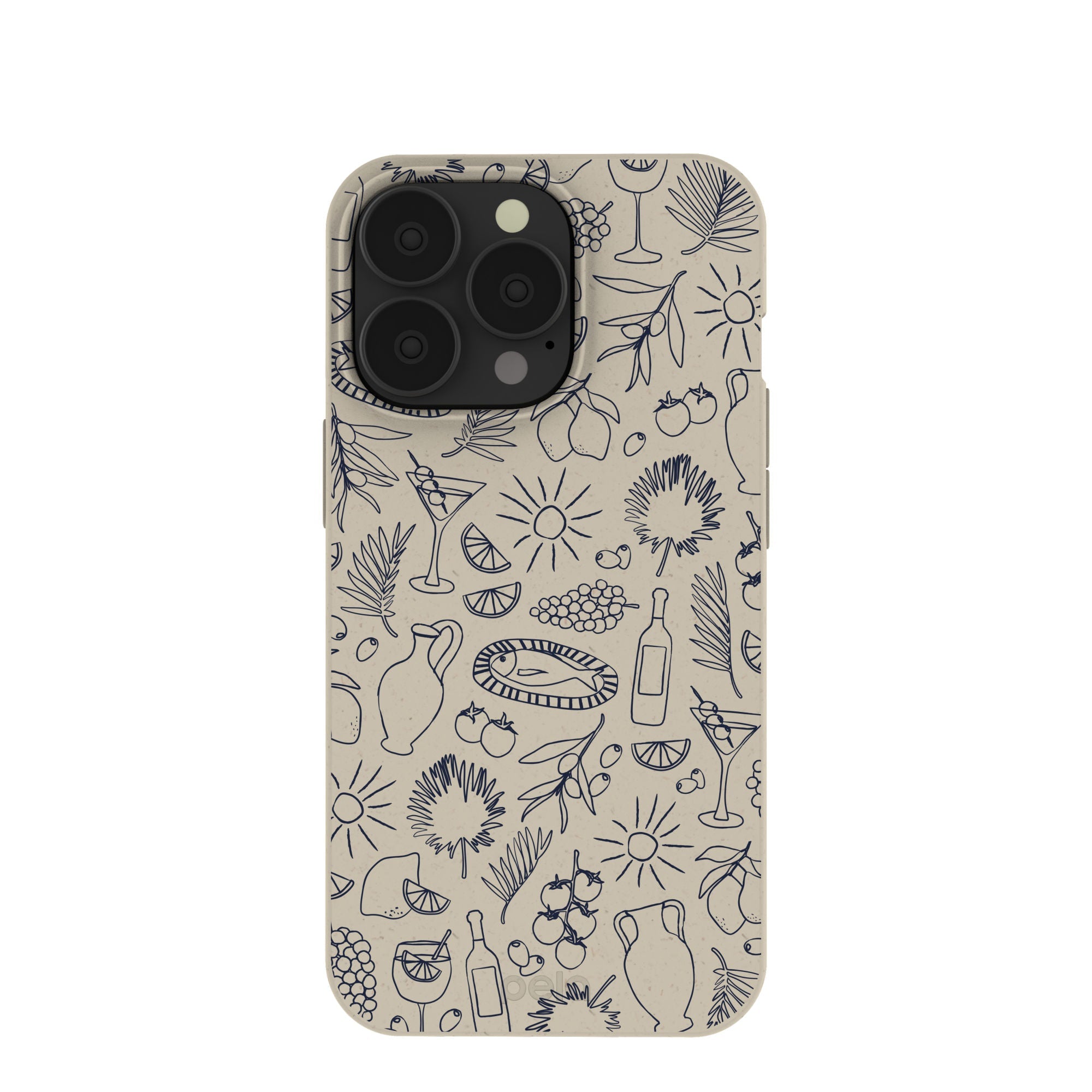 London Fog Mediterranean Moments iPhone 13 Pro Case Refurbished - Pela Case refurbished available on Cerqular