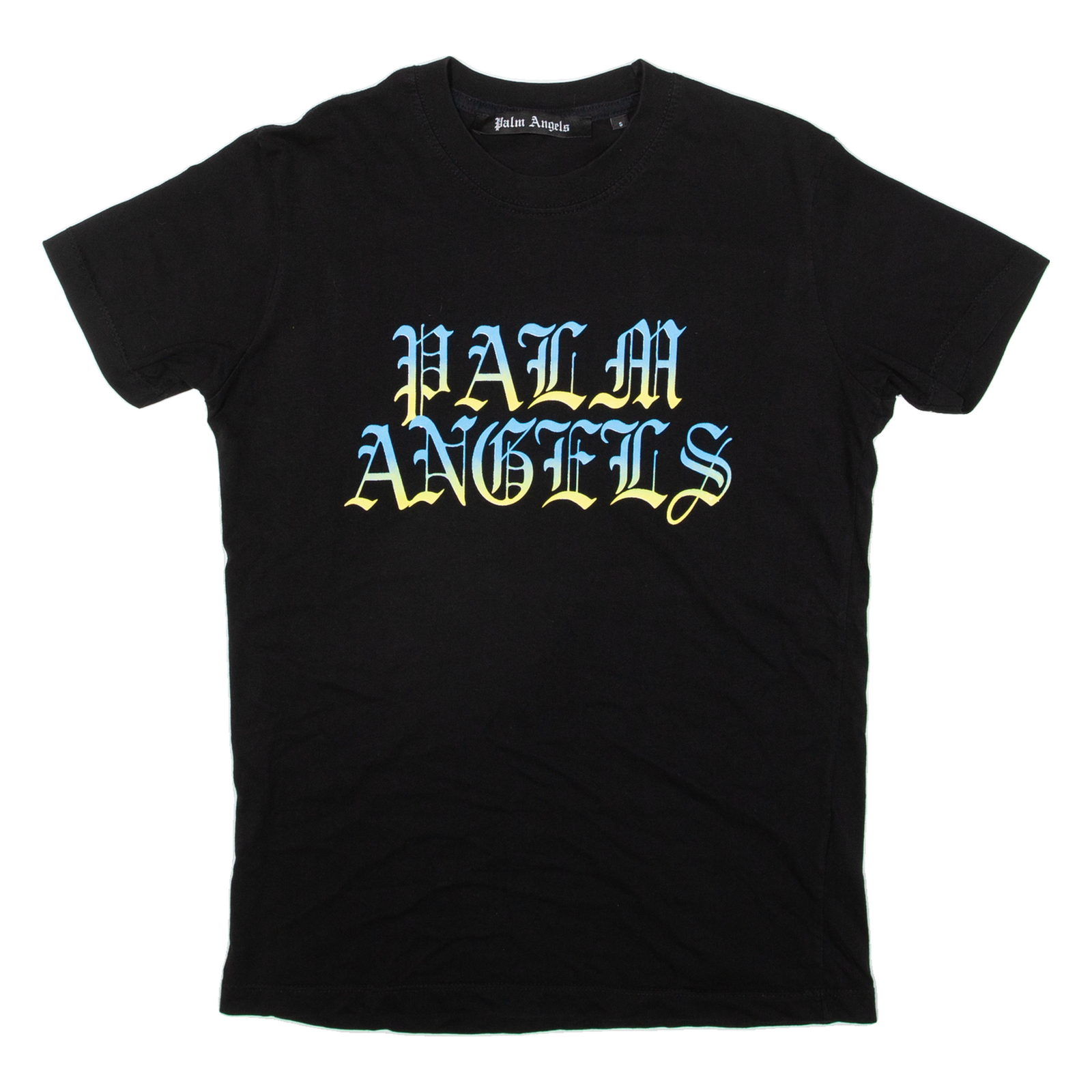 PALM ANGELS Mens T-Shirt Black S Refurbished - N/A refurbished available on Cerqular