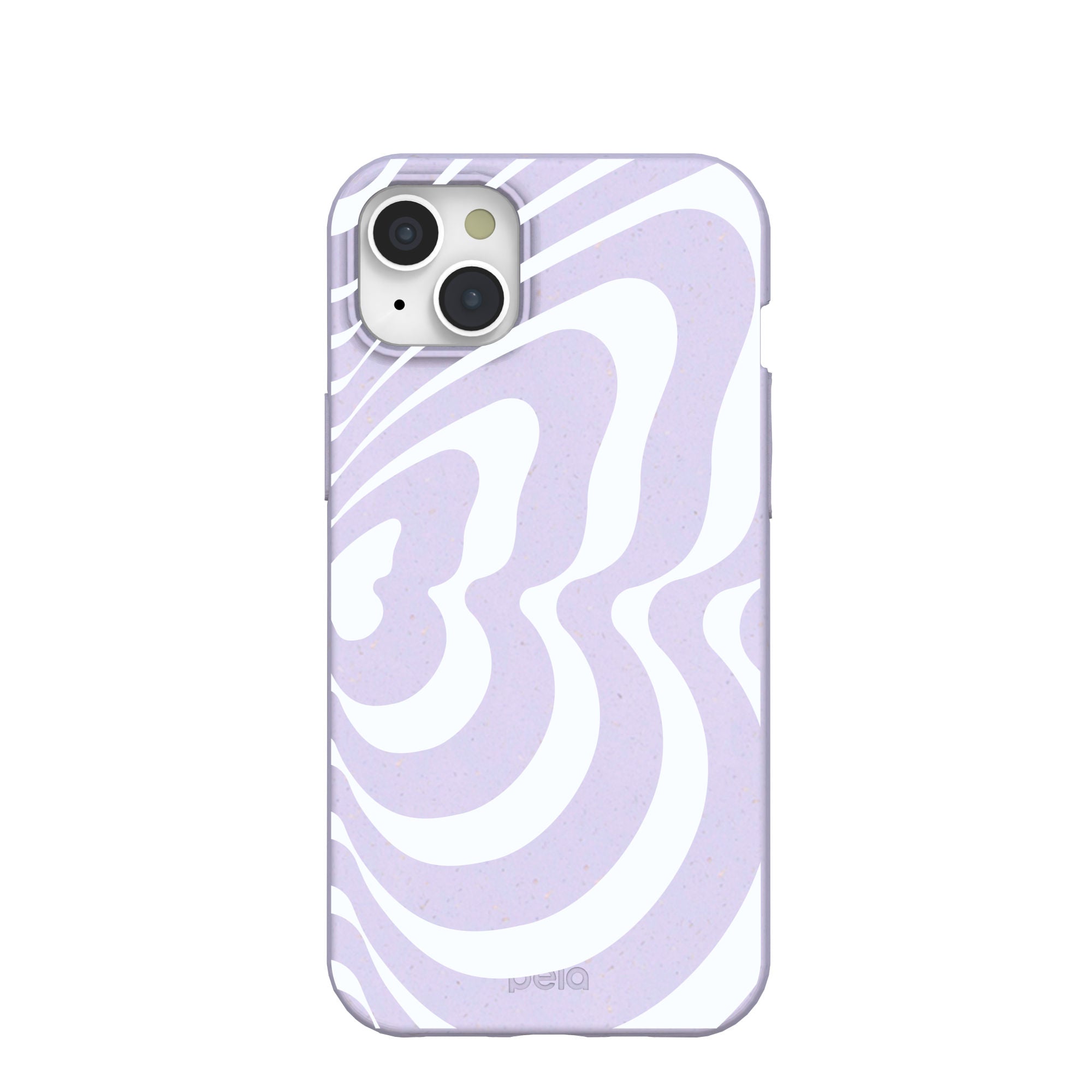 Lavender Flutter Right iPhone 15 Plus Case Refurbished - Pela Case refurbished available on Cerqular