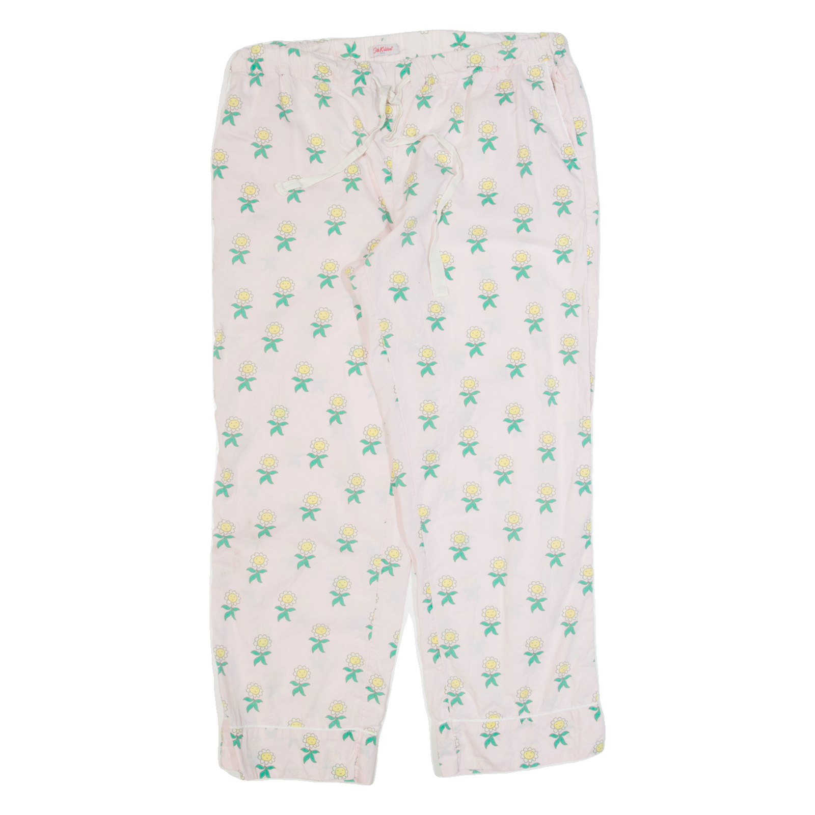 CATH KIDSTON Floral Womens Trousers Pink Regular Straight W32 L28 Refurbished - N/A refurbished available on Cerqular