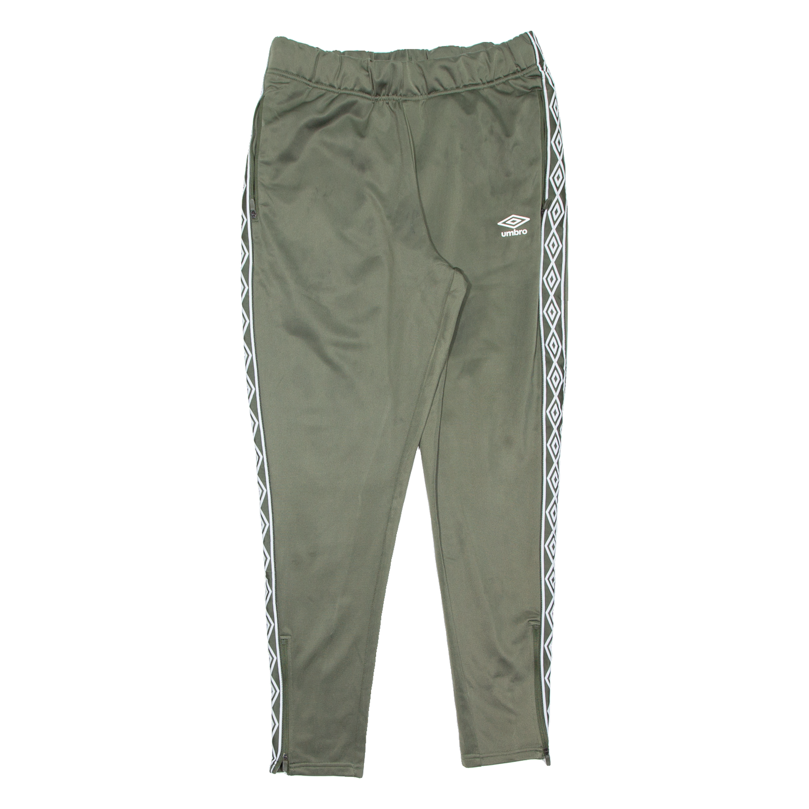 UMBRO Mens Track Pants Green Tapered L W32 L30 Refurbished - N/A refurbished available on Cerqular